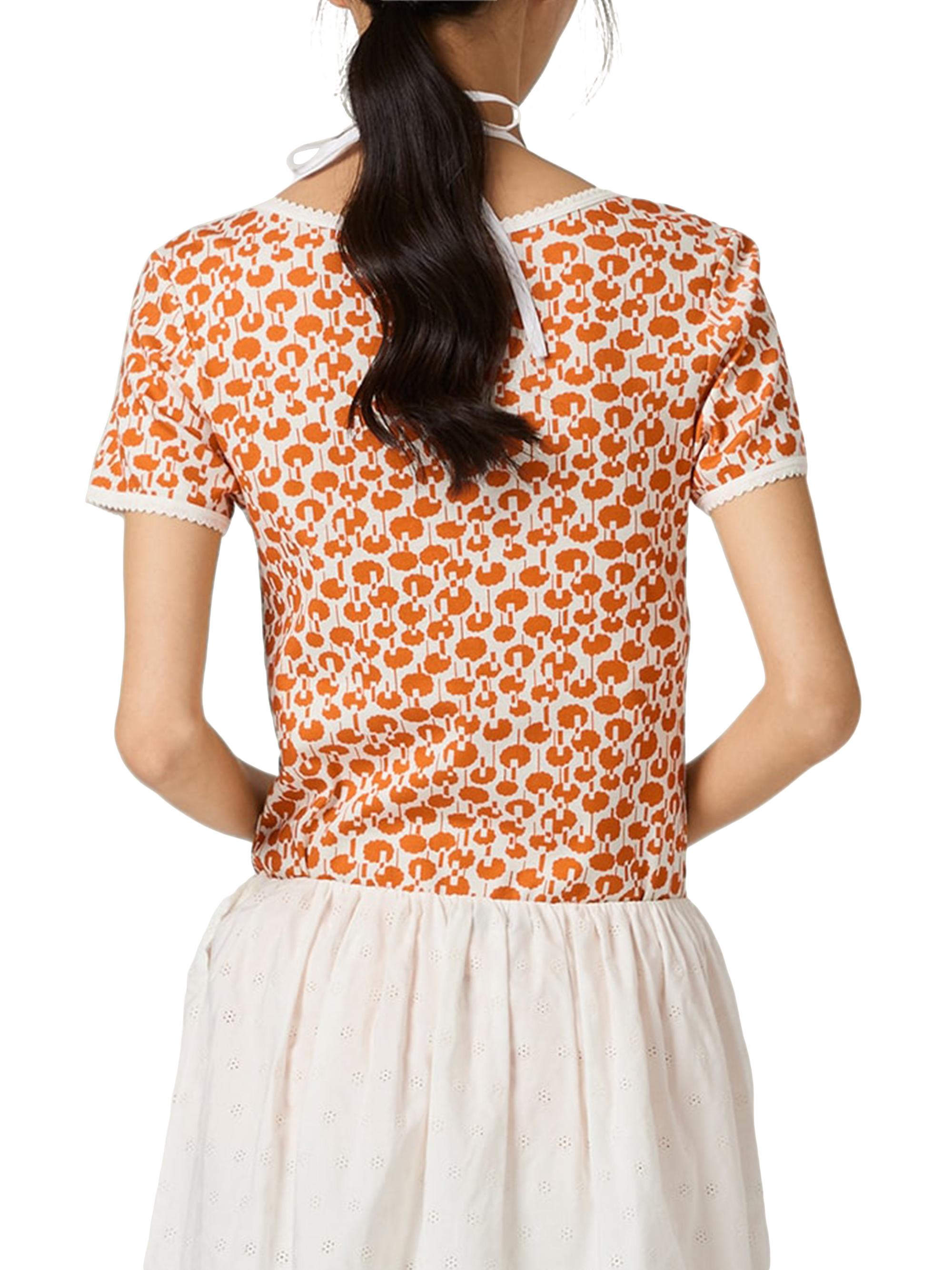Miu Miu Women's Cotton T-Shirt | Thumbnail 4