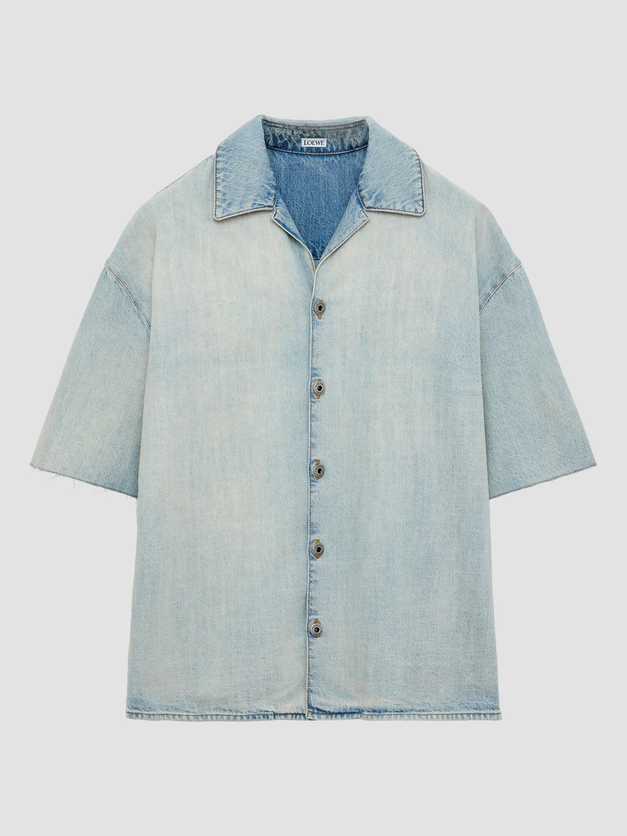 LOEWE Anagram Cotton Denim Shirt | Saks Fifth Avenue