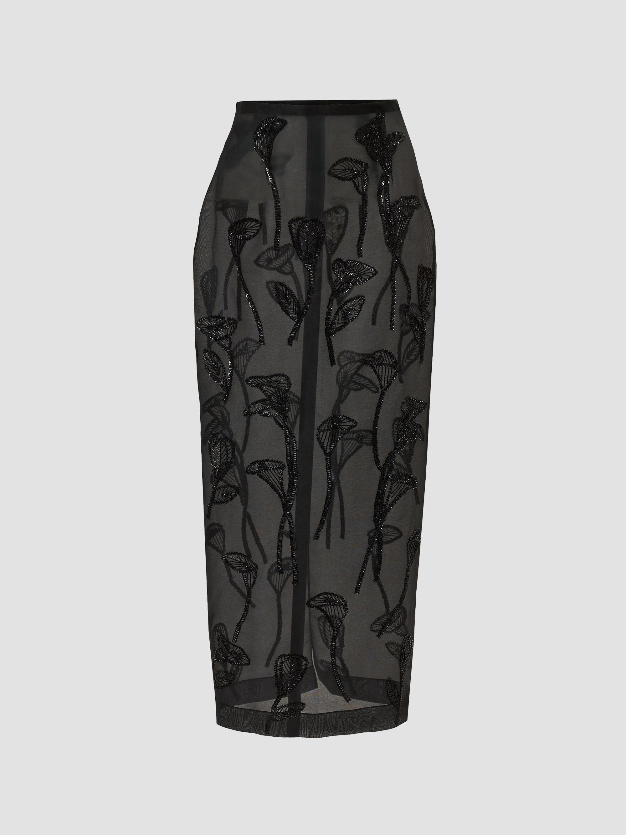 Johanna Ortiz Captivation Silk Midi Skirt | Saks Fifth Avenue
