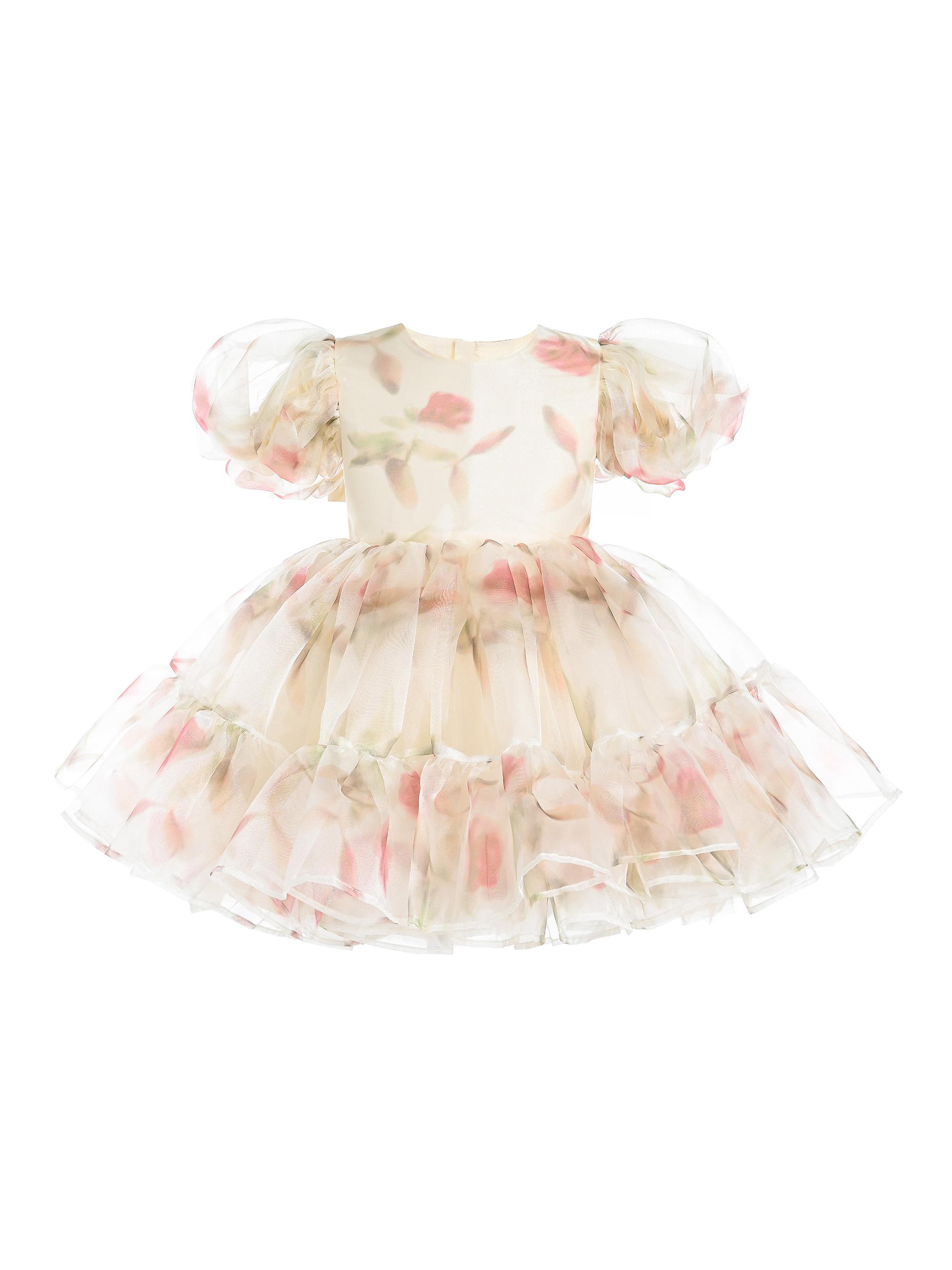 Tulleen Little Girl's & Girl's Sequin Feather-Hem Dress | Saks Fifth Avenue