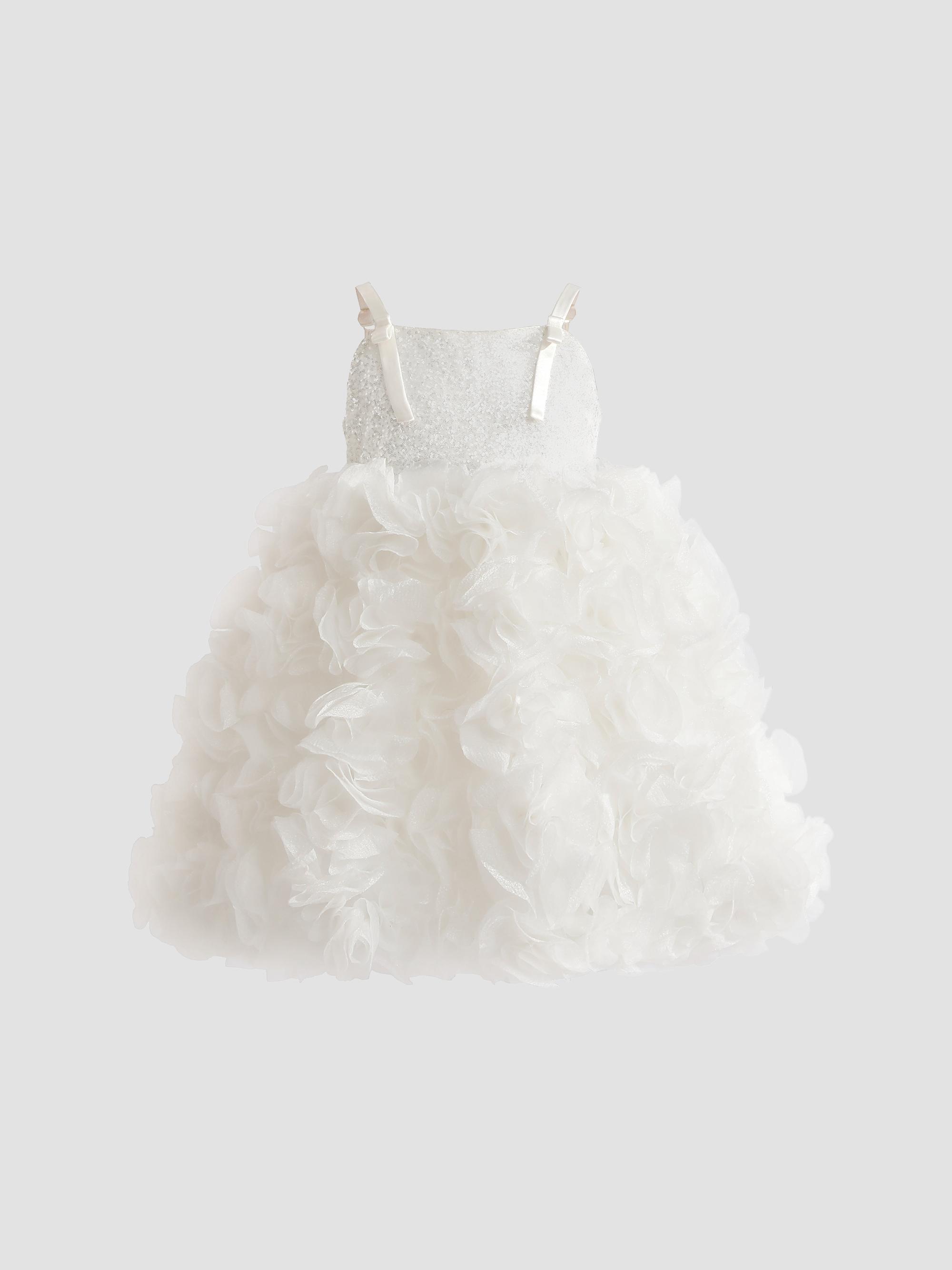 Tulleen Little Girl's & Girl's Arabella Dress - White | Thumbnail 7