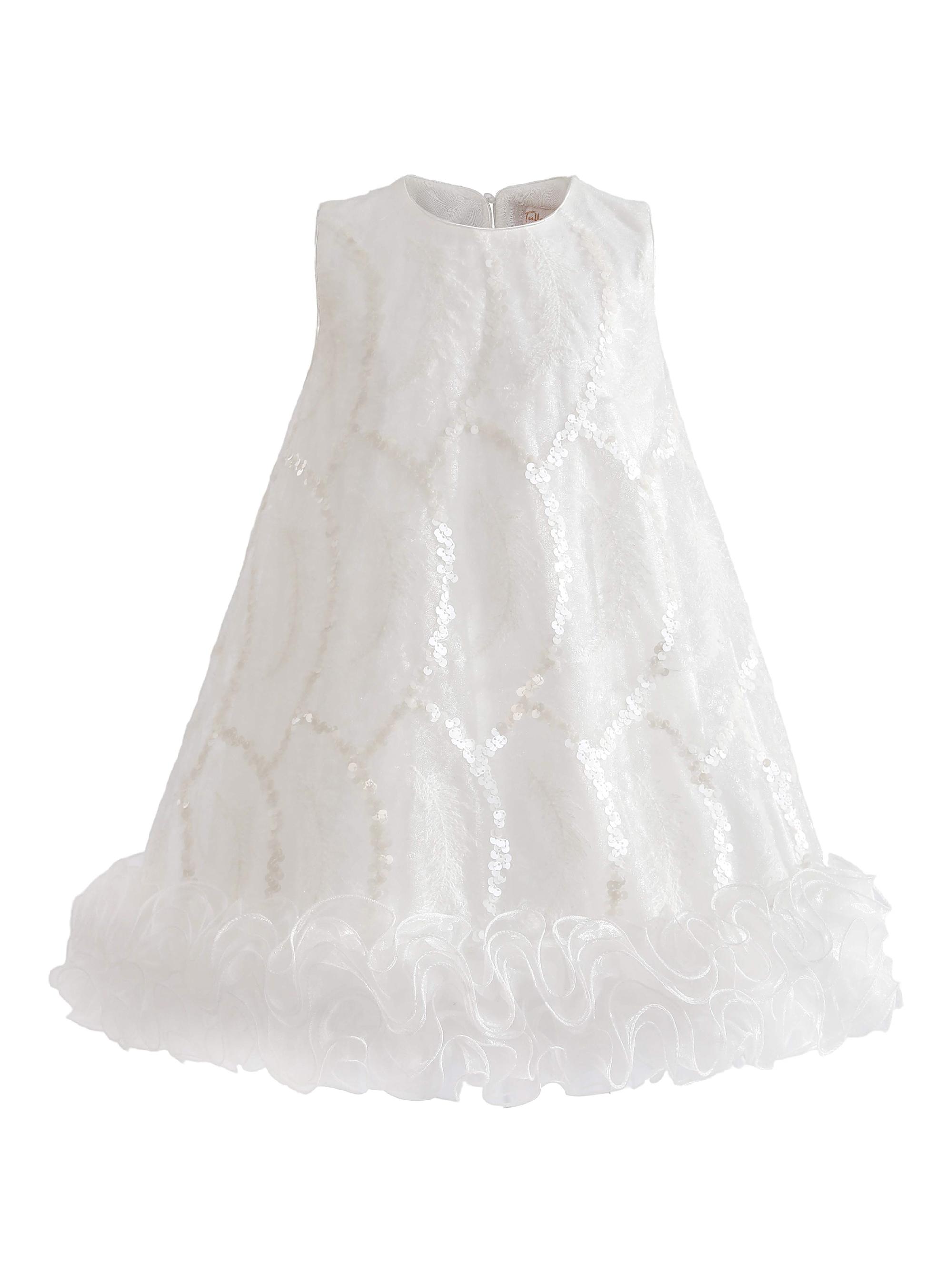 Tulleen Little Girl's & Girl's Fiora Dress - White