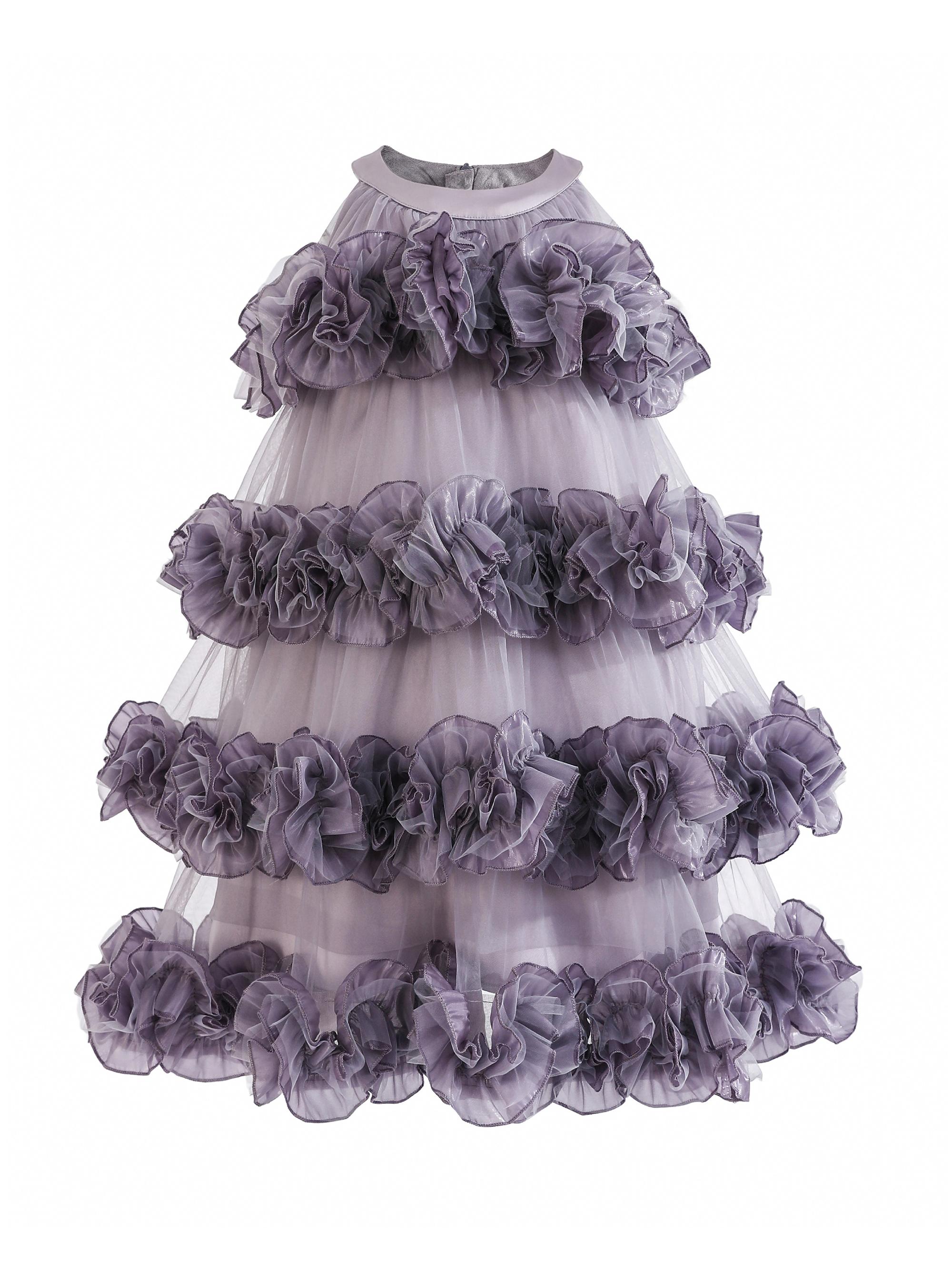 Tulleen Little Girl's & Girl's Elysia Dress - Purple