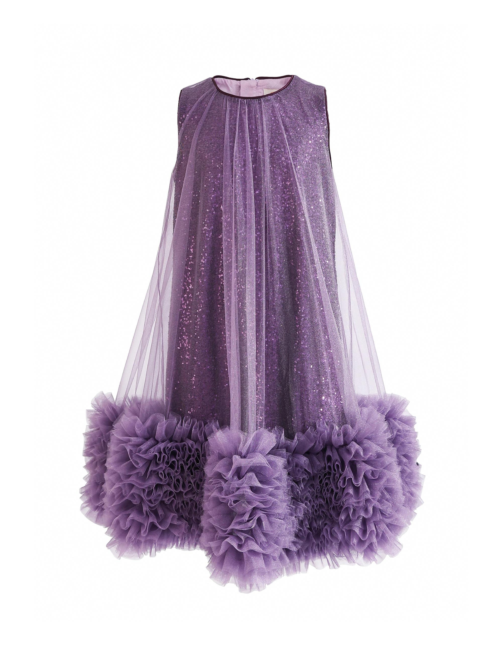Tulleen Little Girl's & Girl's Serenata Dress - Purple