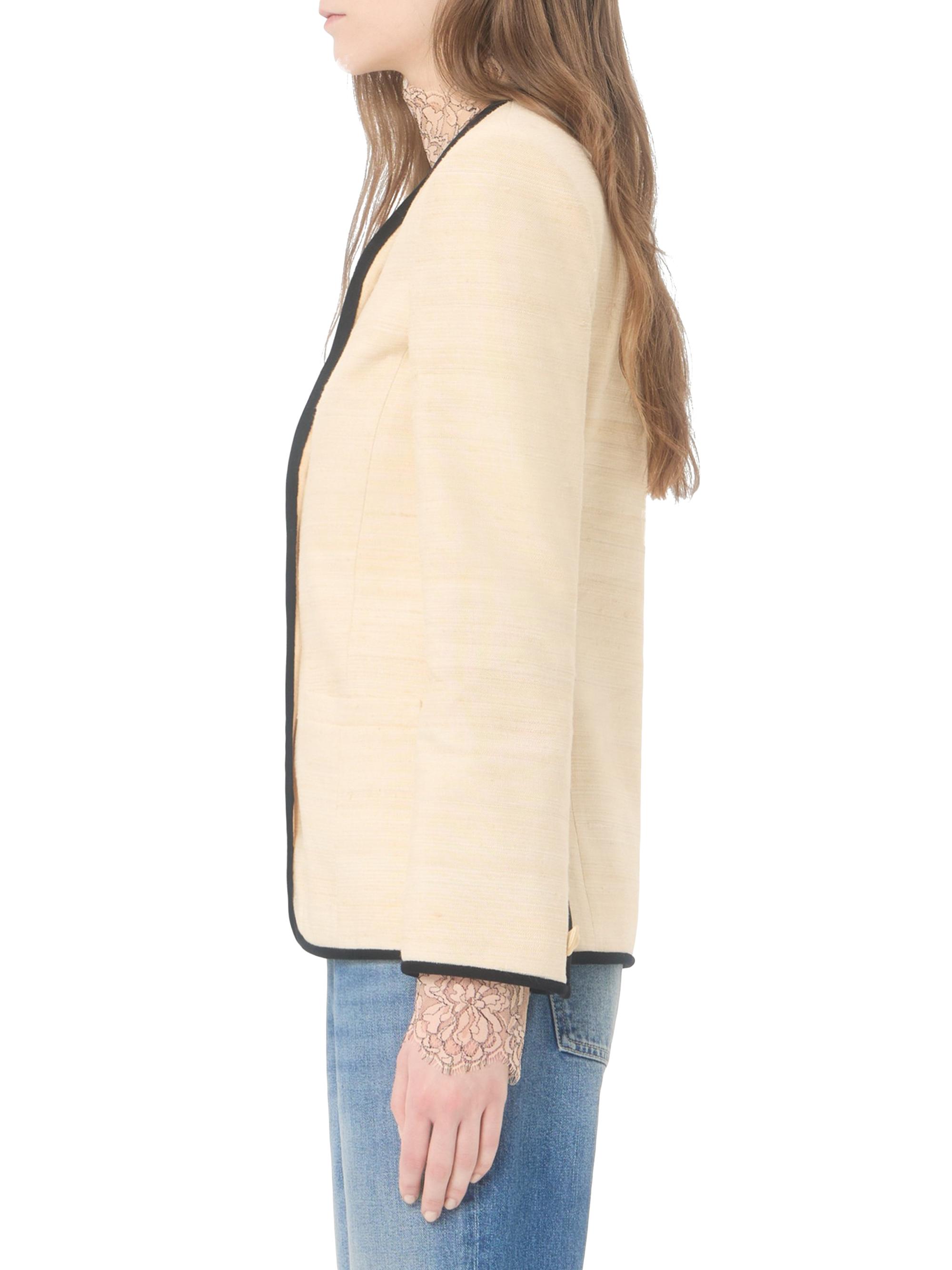 Valentino Garavani Jacket in Silk Linen Canvas | Saks Fifth Avenue