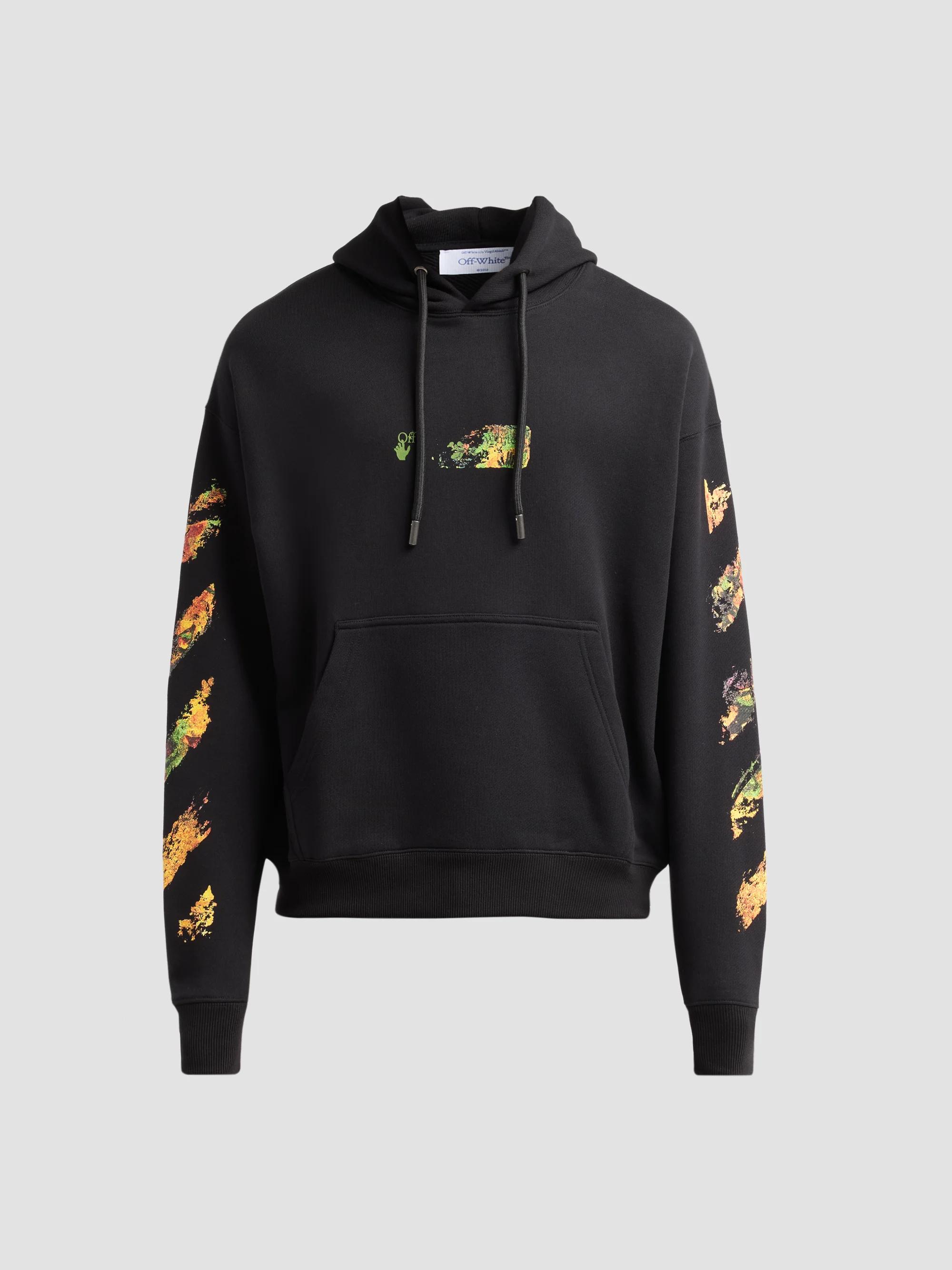 Off-White Diag Helvetica Cotton Hoodie | Saks Fifth Avenue