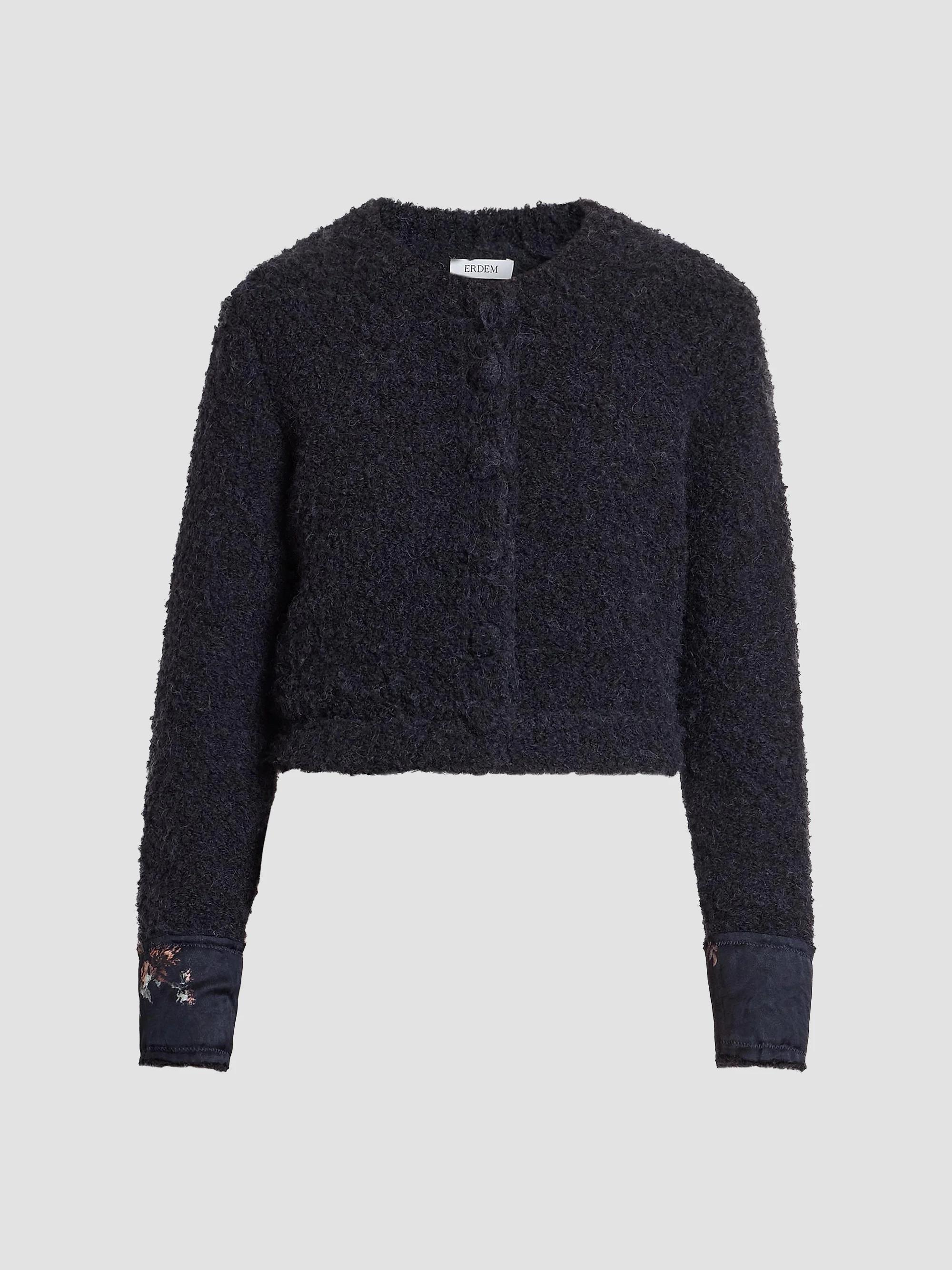 Issey Miyake Shifted Fuzzy Pleats Cardigan | Saks Fifth Avenue