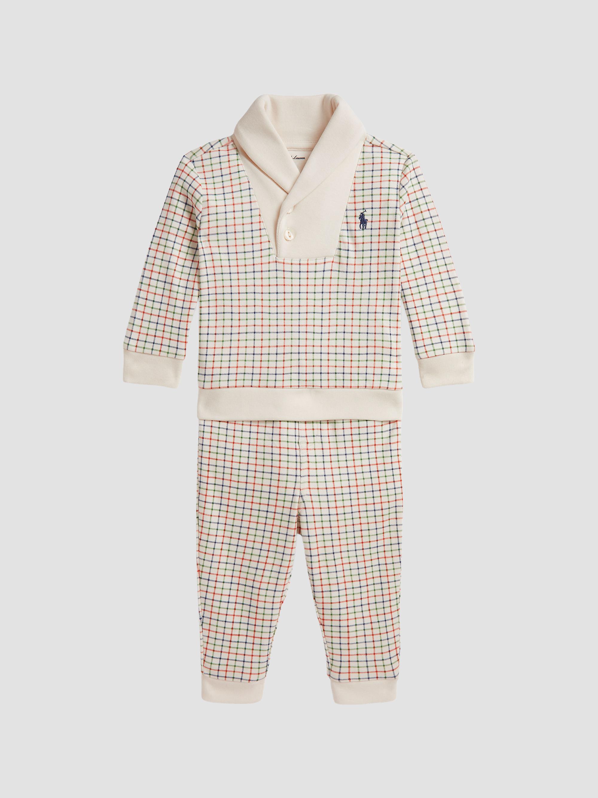 Polo Ralph Lauren Baby Boy's Tattersall Pullover & Joggers Set - Havenswood Tattersall 9 Months
