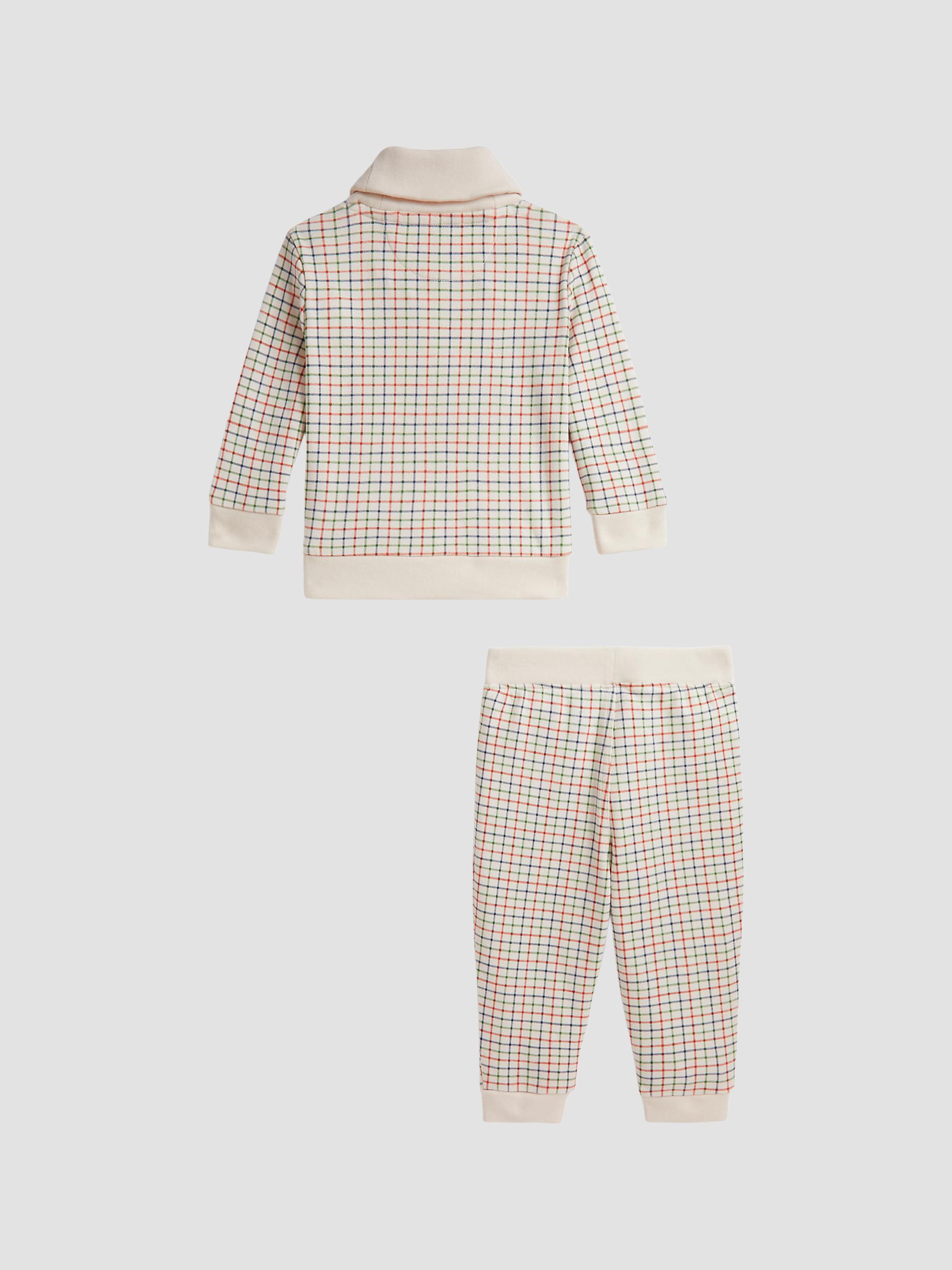 Polo Ralph Lauren Baby Boy's Tattersall Pullover & Joggers Set - Havenswood Tattersall 9 Months | Thumbnail 2