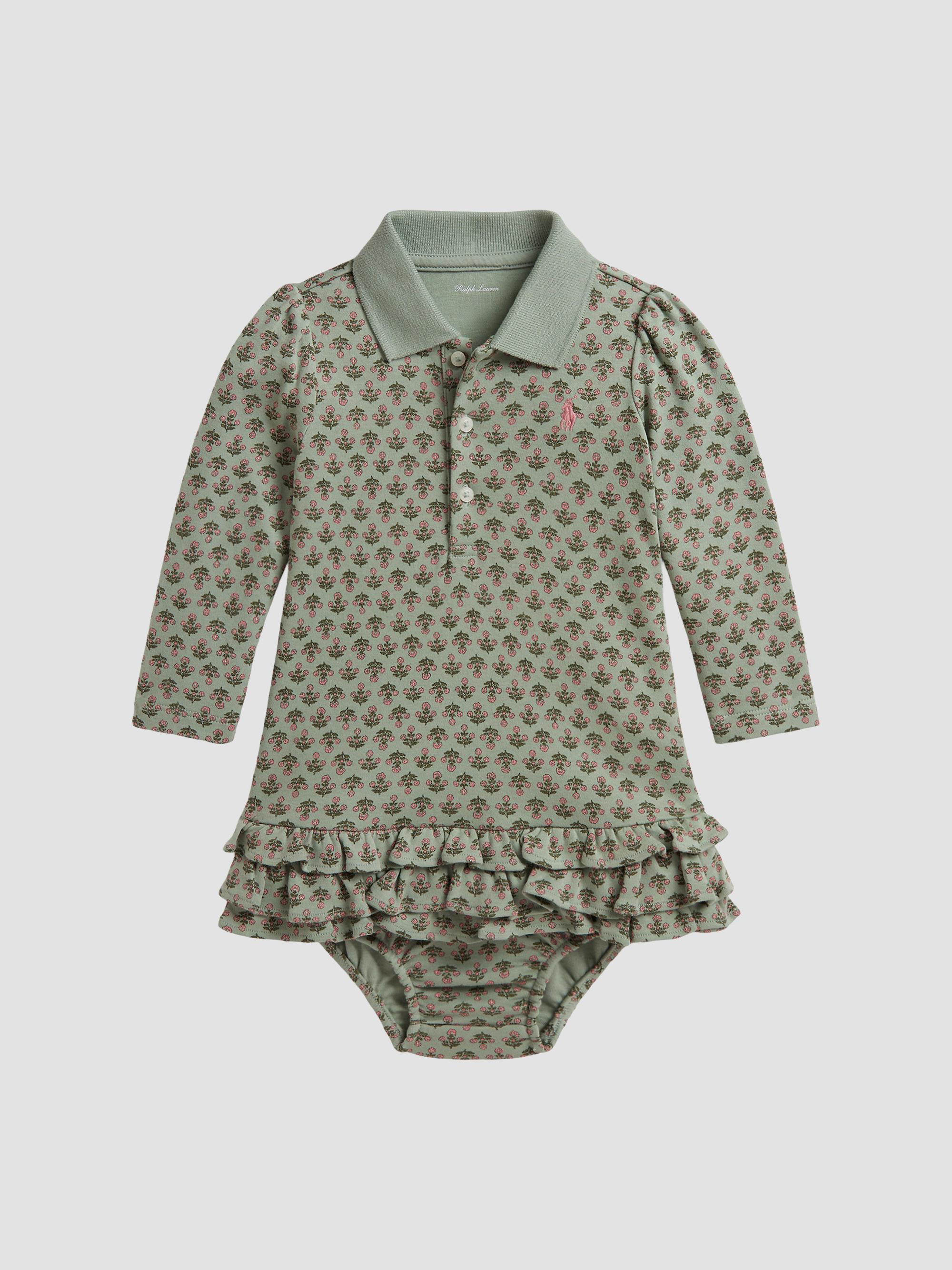 Polo Ralph Lauren Baby Girl's Floral Print Polo Dress & Bloomers Set - Rosemund Garden 9 Months