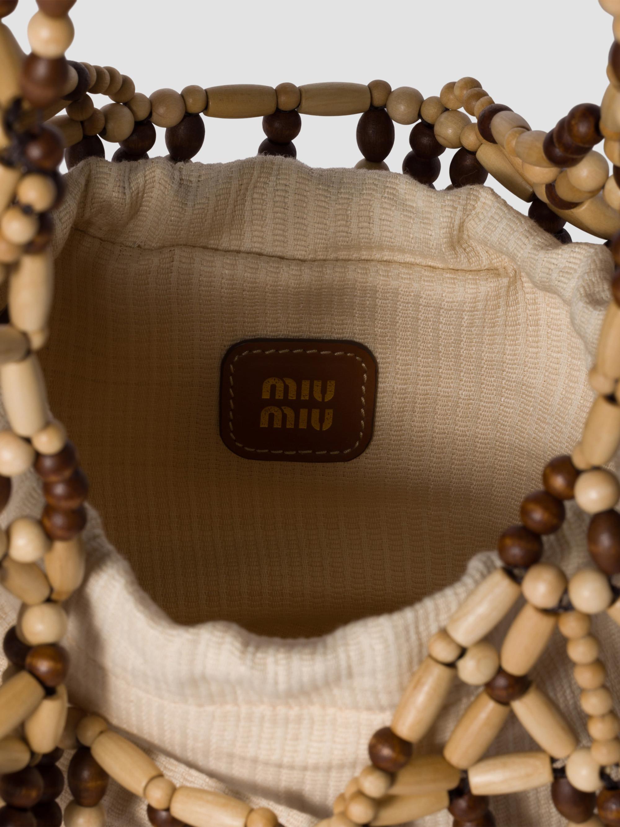 Miu Miu Mesh Hobo Bag | Saks Fifth Avenue