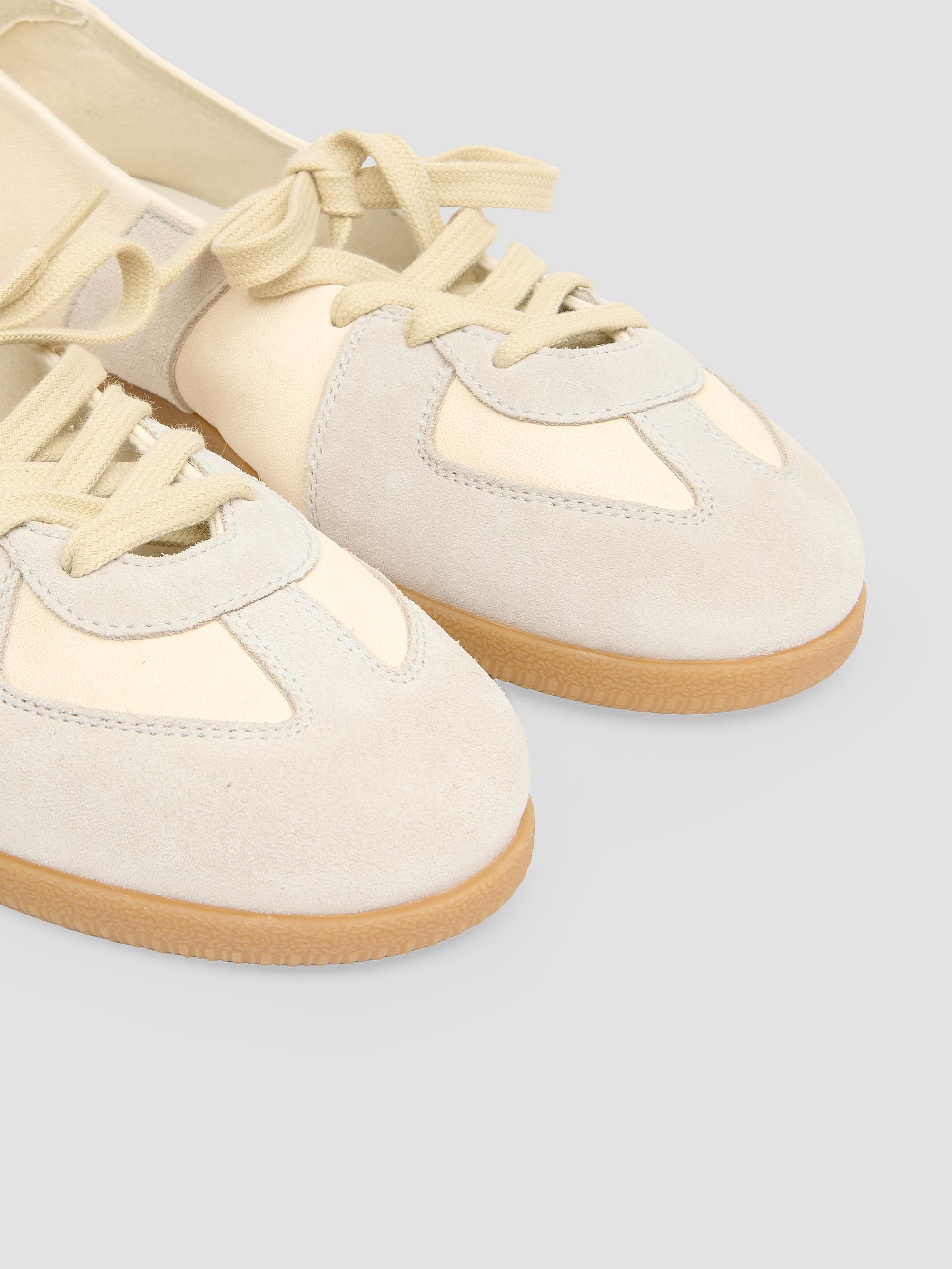 Maison Margiela Women's Replica Leather Lace-Up Ballet Flats
