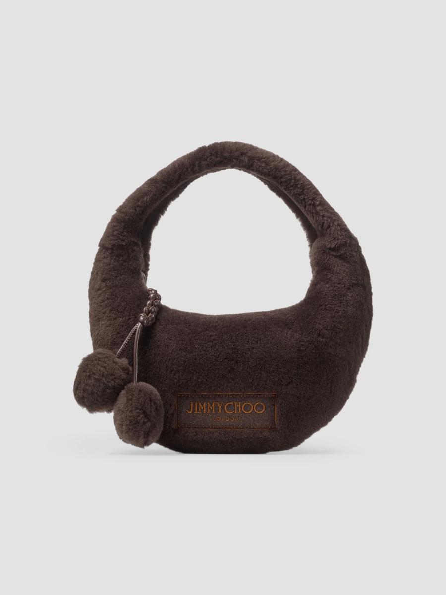 Jimmy Choo Mini Shearling Hobo Bag | Saks Fifth Avenue