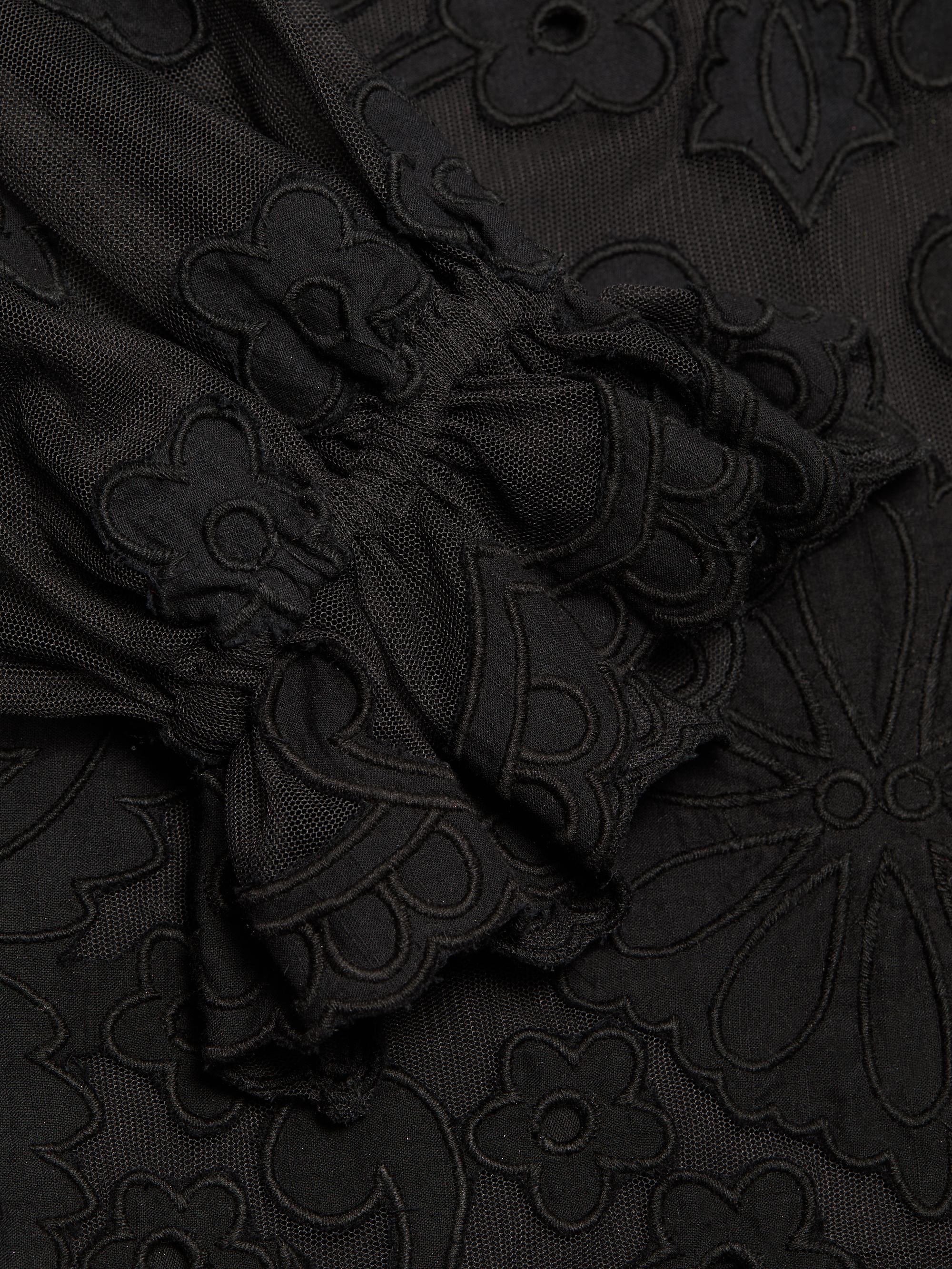 Ramy Brook Women's Esmeralda Embroidered Blouse - Black Embroidery | Thumbnail 7