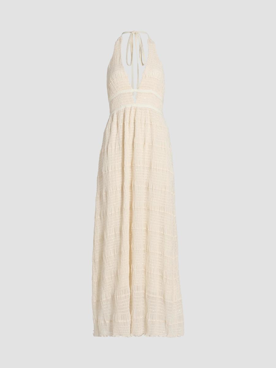 Ramy Brook Hazel Halterneck Embellished Maxi Dress | Saks Fifth Avenue
