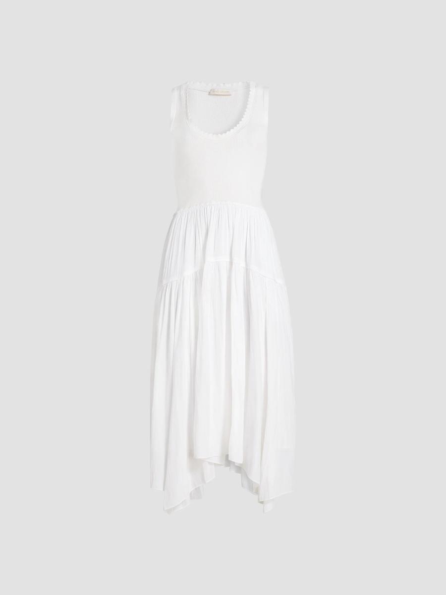 Ramy Brook Hadley Sleeveless Ribbed Midi Dress | Saks Fifth Avenue