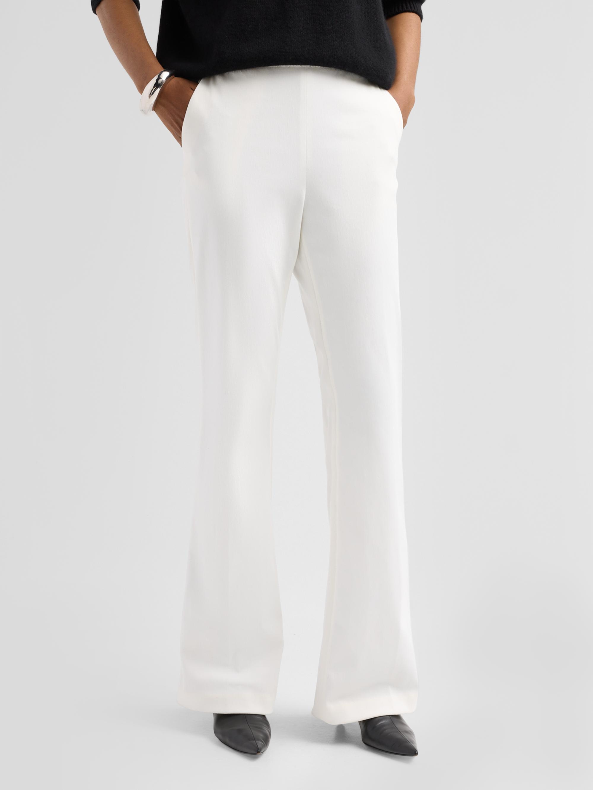 SIMKHAI Women's Gia Cotton-Blend Kick-Flare Pants - | Thumbnail 4