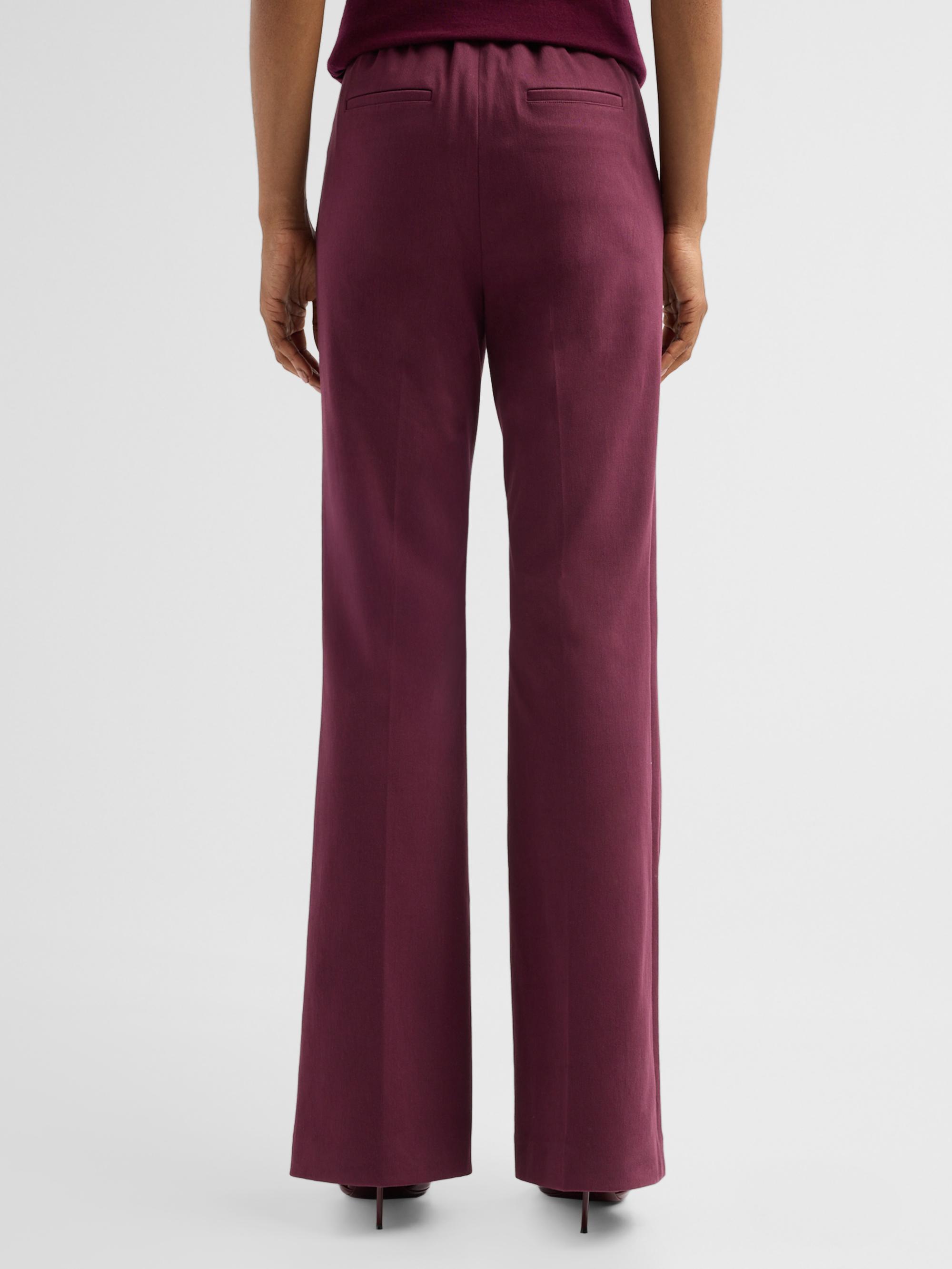 SIMKHAI Women's Serena Flared Pants - Fig | Thumbnail 3