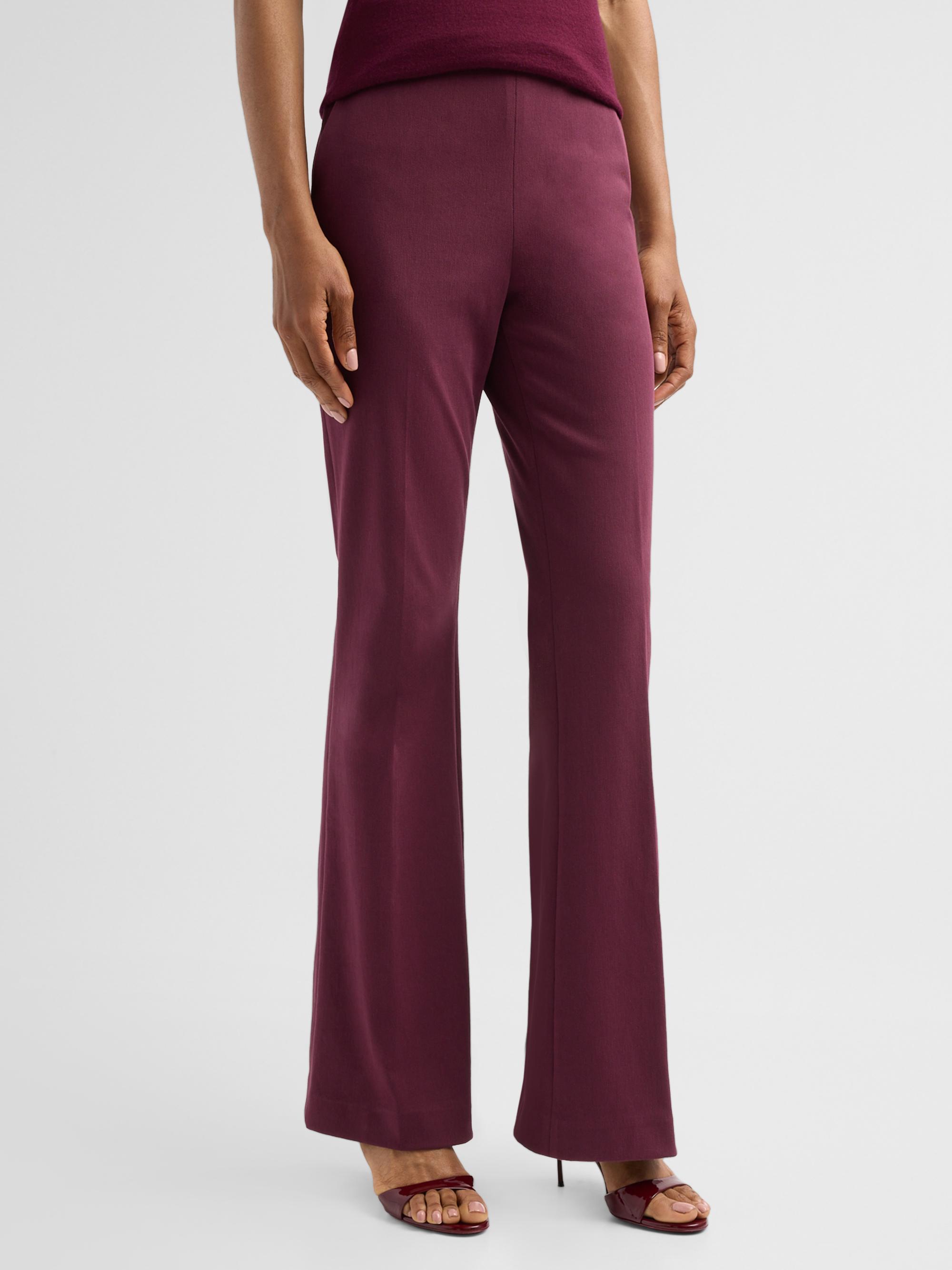 SIMKHAI Women's Serena Flared Pants - Fig | Thumbnail 4