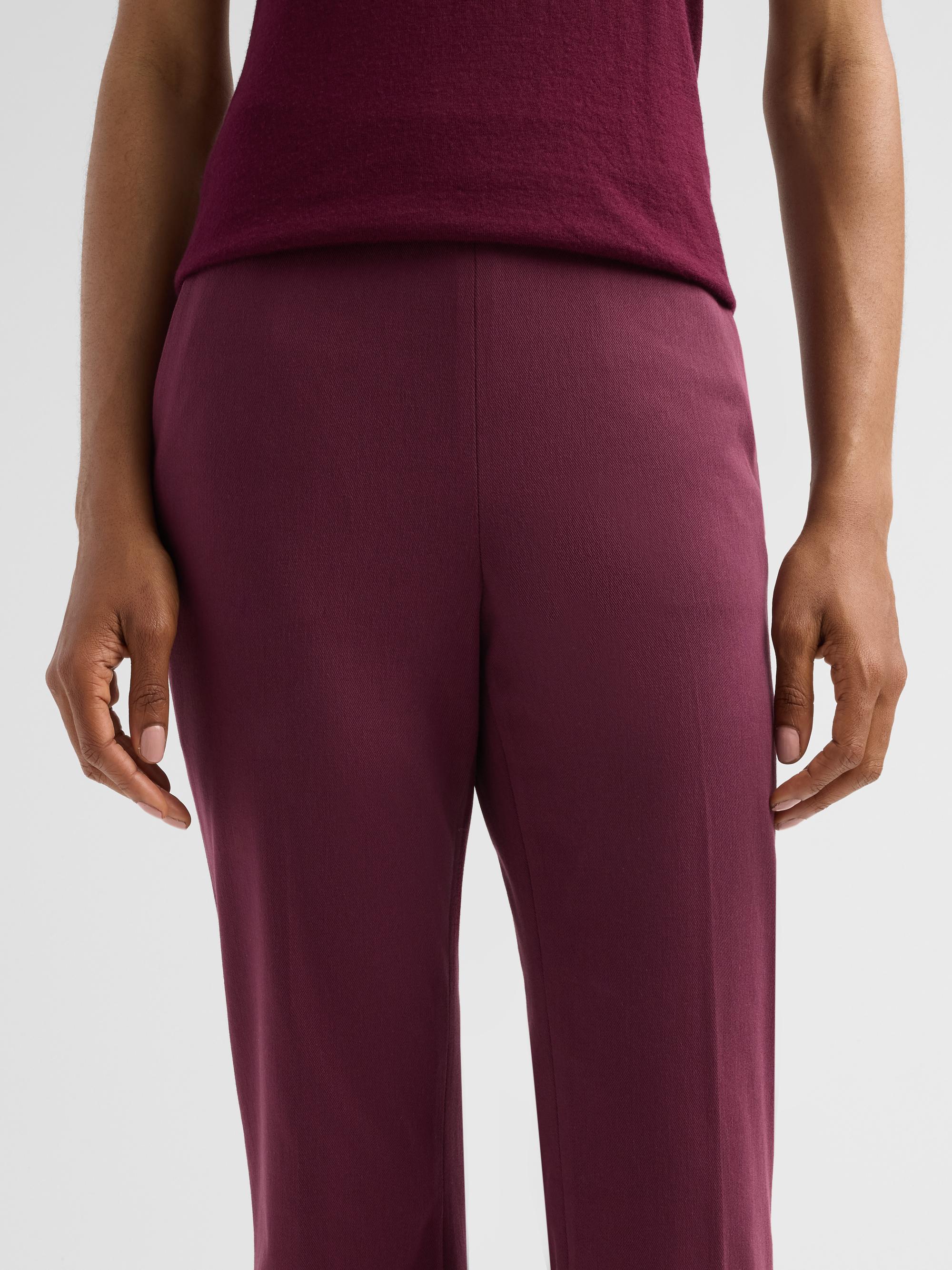 SIMKHAI Women's Serena Flared Pants - Fig | Thumbnail 5