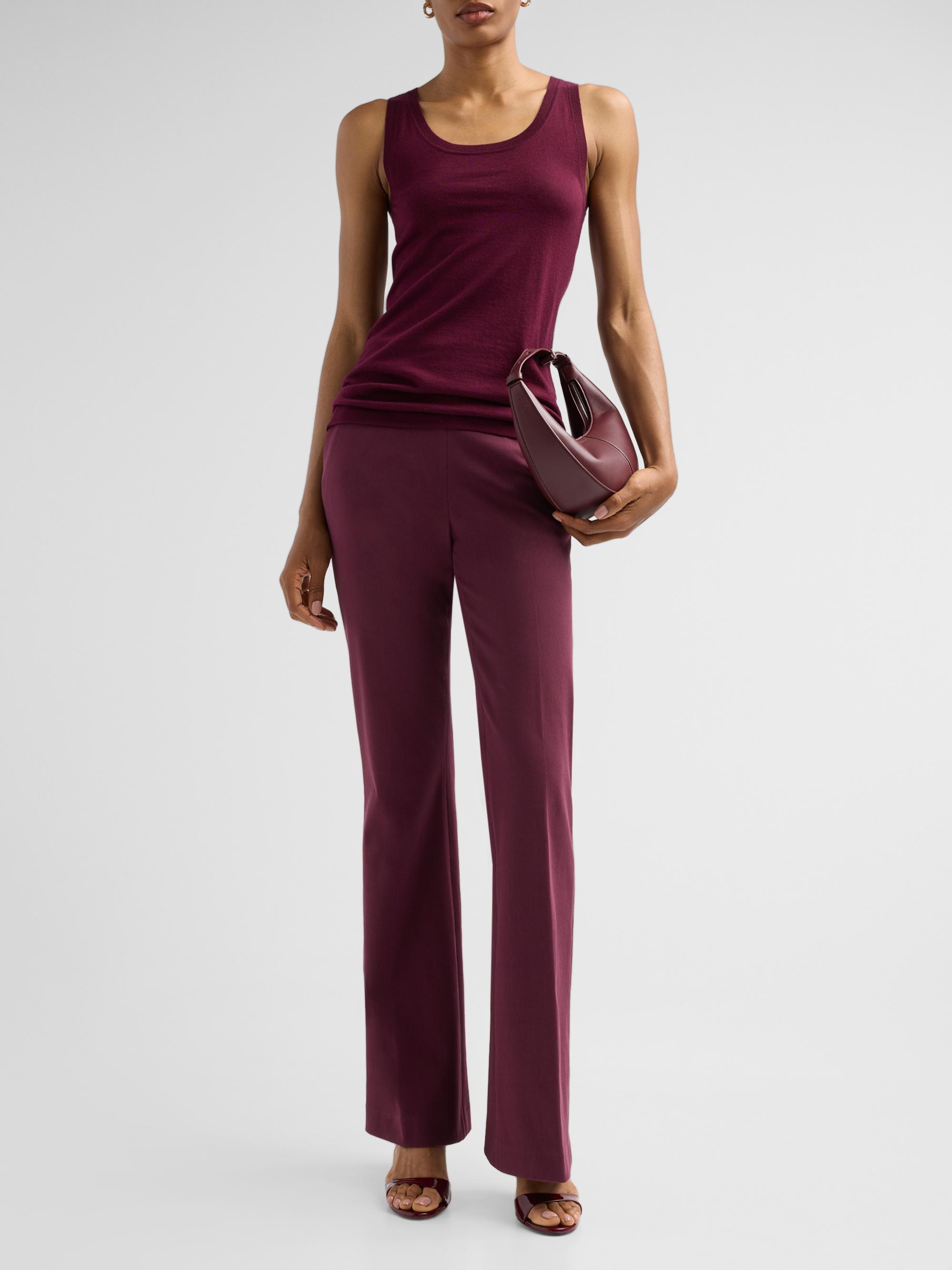 SIMKHAI Women's Serena Flared Pants - Fig | Thumbnail 2