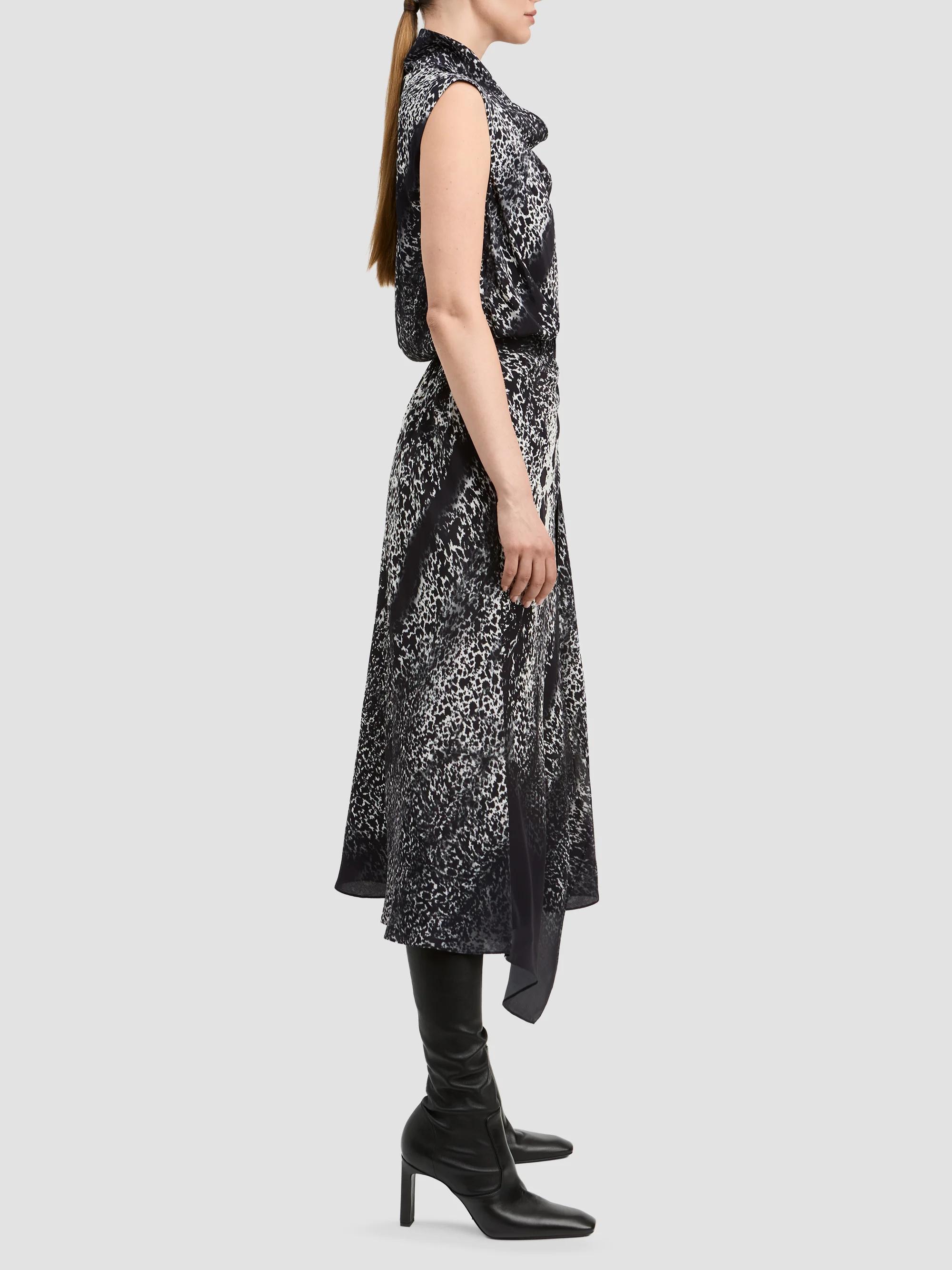Derek Lam Abstract Cowhide-Print Midi Dress | Saks Fifth Avenue