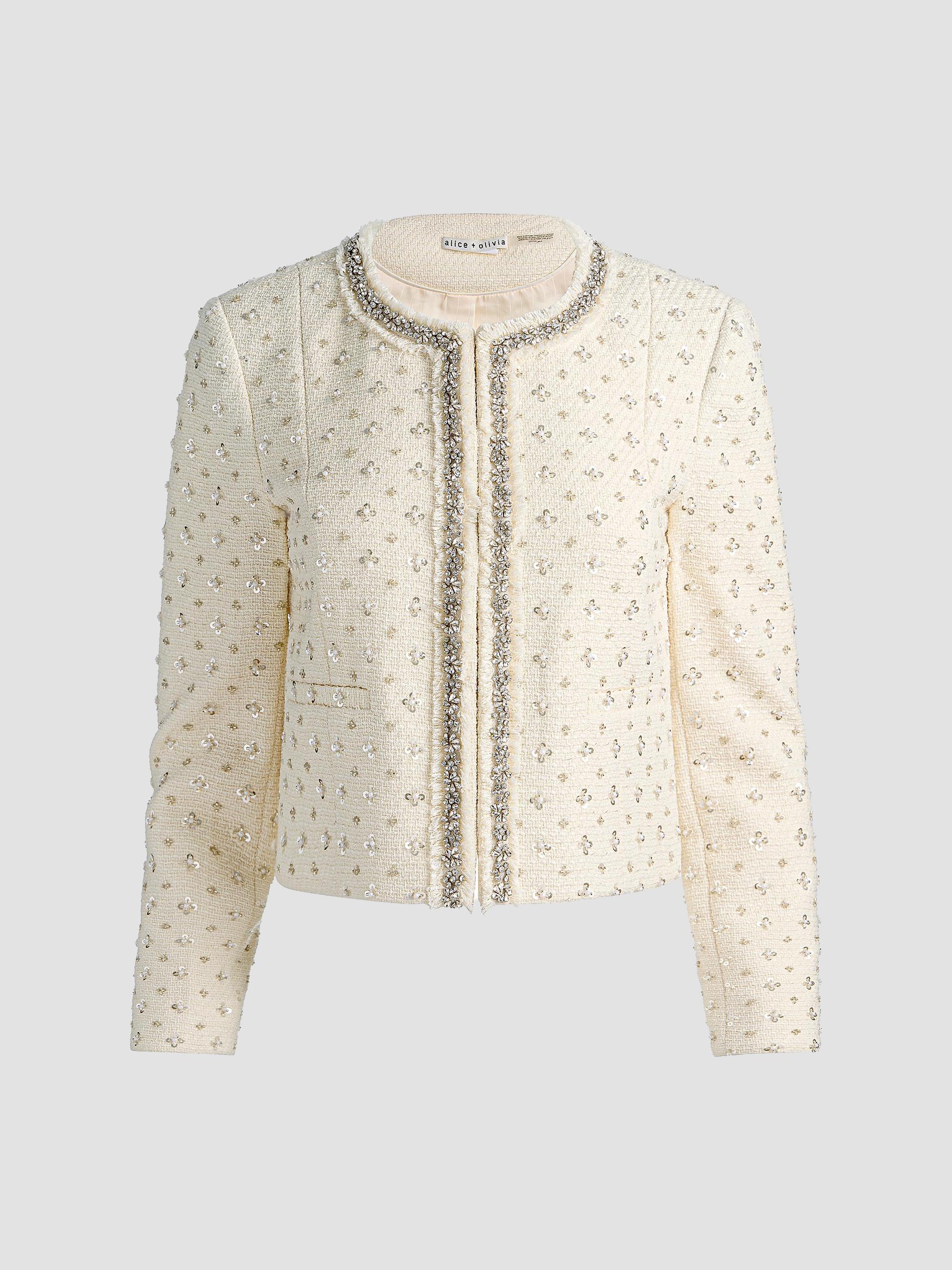 Women's Tweed Designer Jackets & Blazers | Saks Fifth Avenue