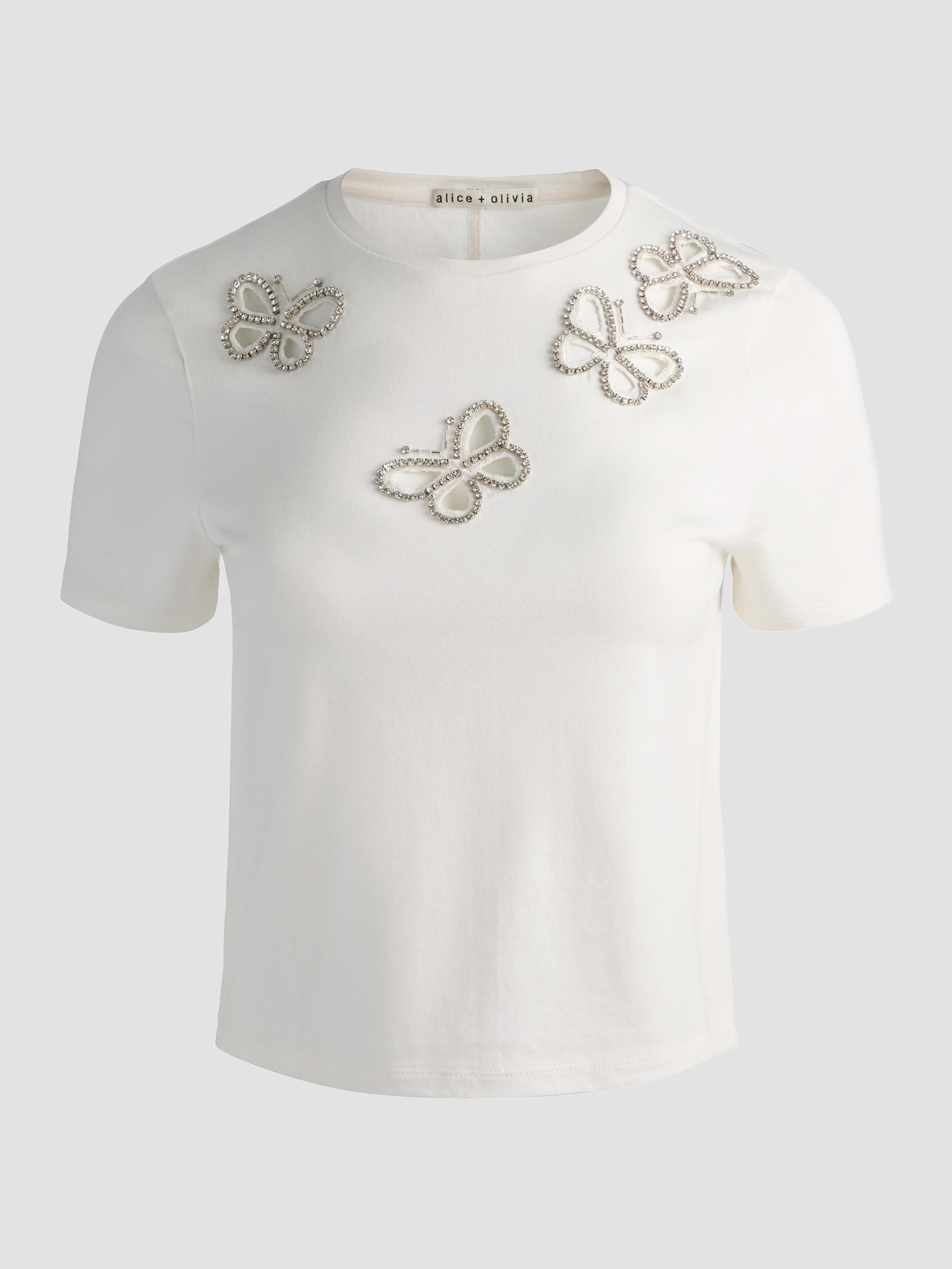 ALICE + OLIVIA Alice + Olivia x Grateful Dead Tess Crop T-Shirt