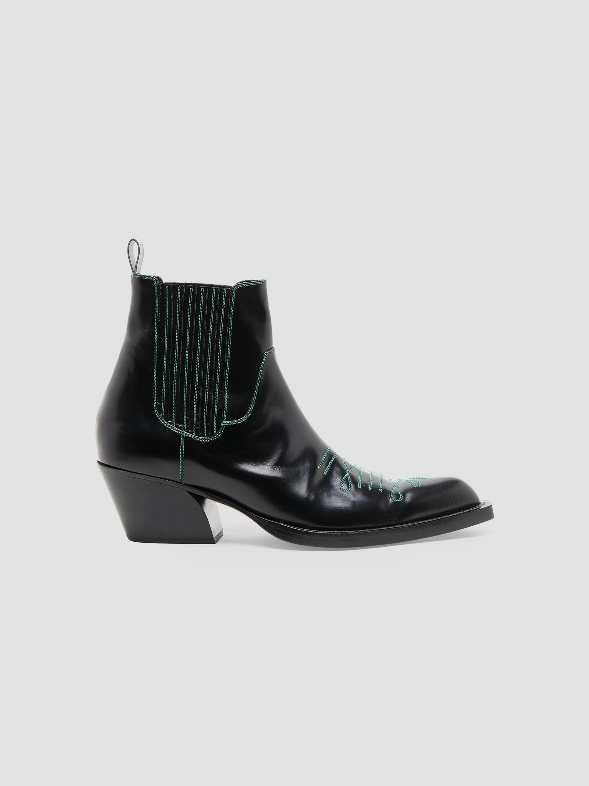 Marni Men's Polished Leather Western Chelsea Boots | Saks Fifth Avenue