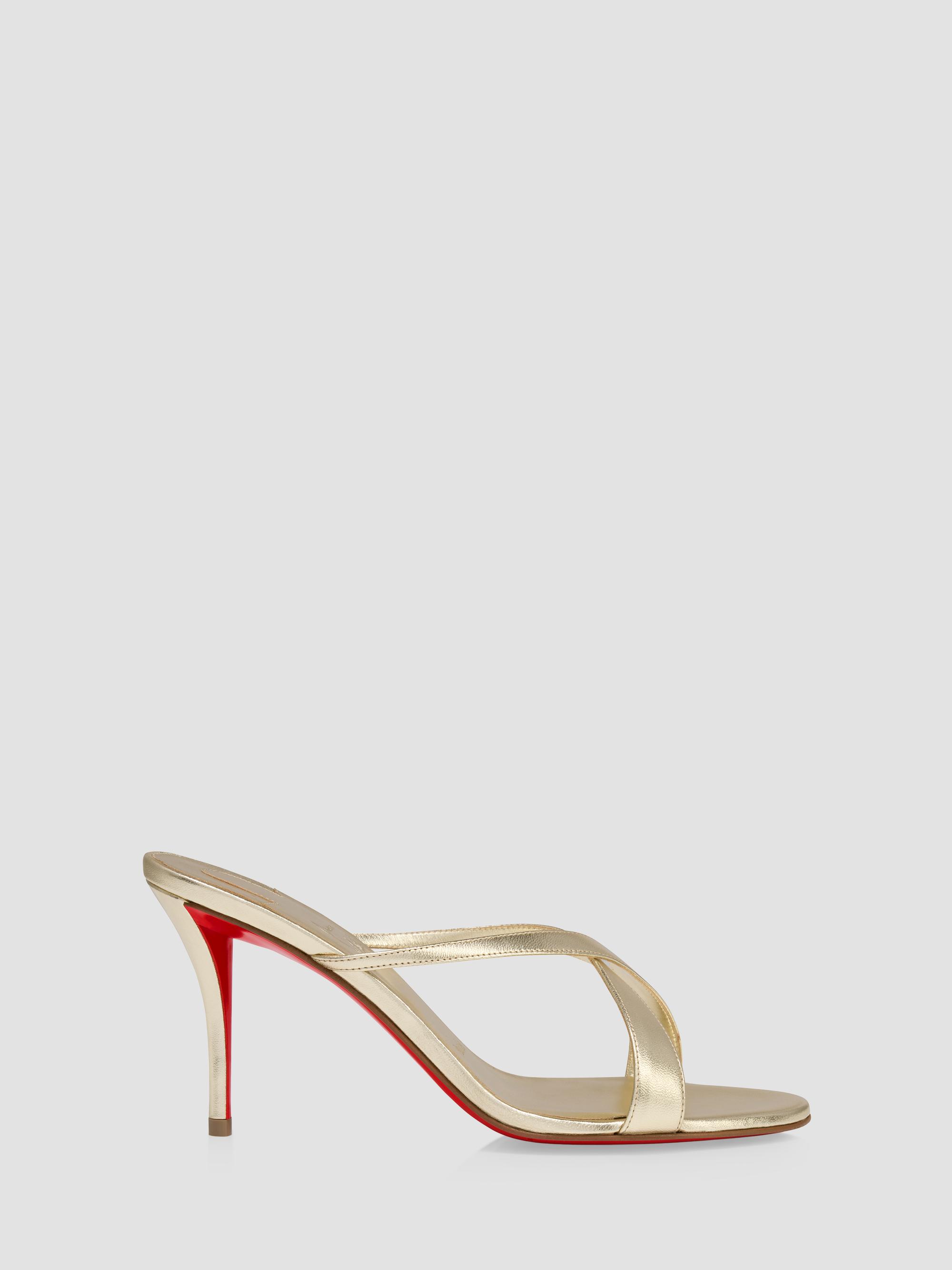 Christian Louboutin Women's Mulazee Cross Sandals - Platine | Thumbnail 5