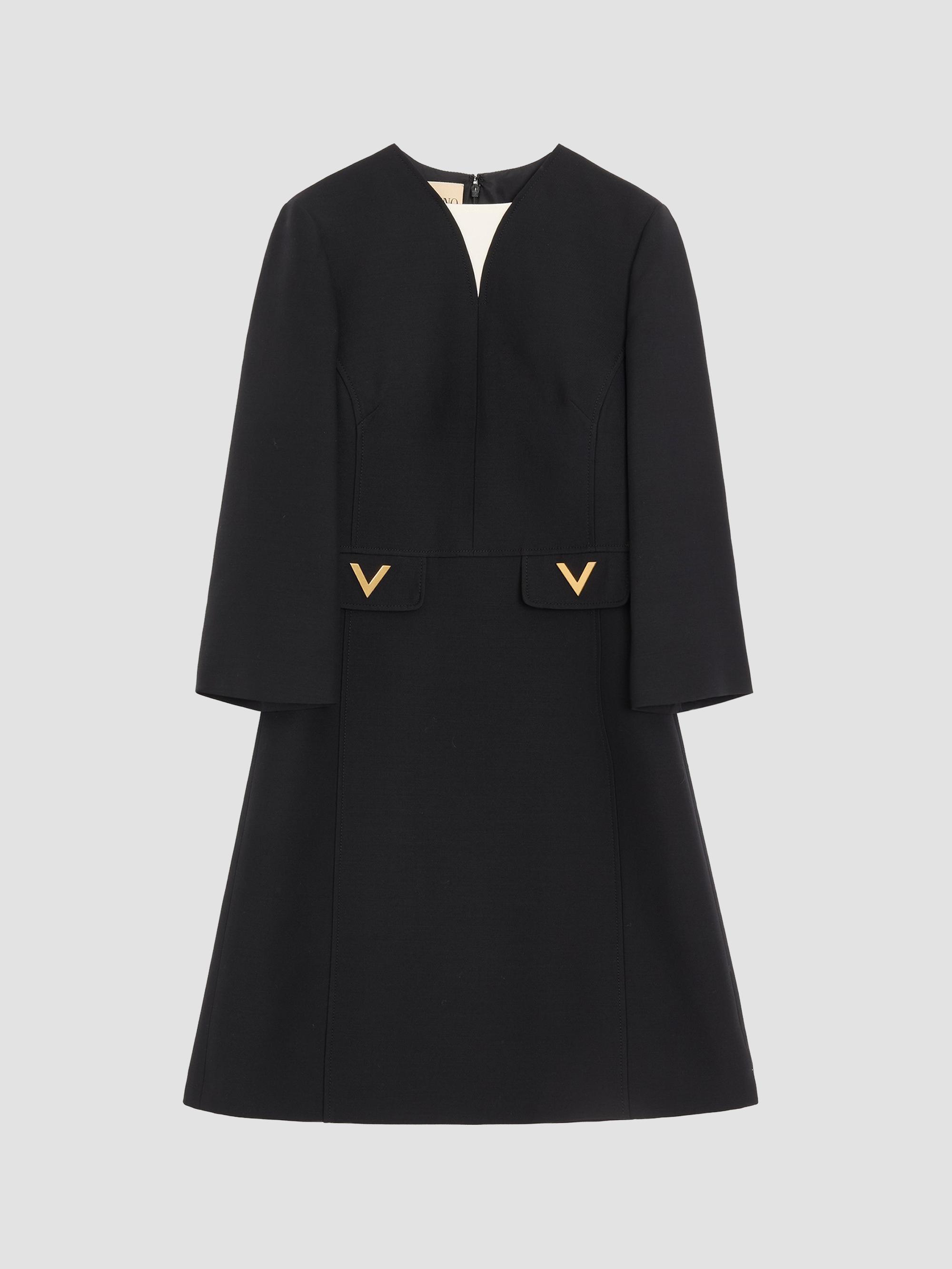 Valentino Garavani Crepe Couture Midi Dress | Saks Fifth Avenue