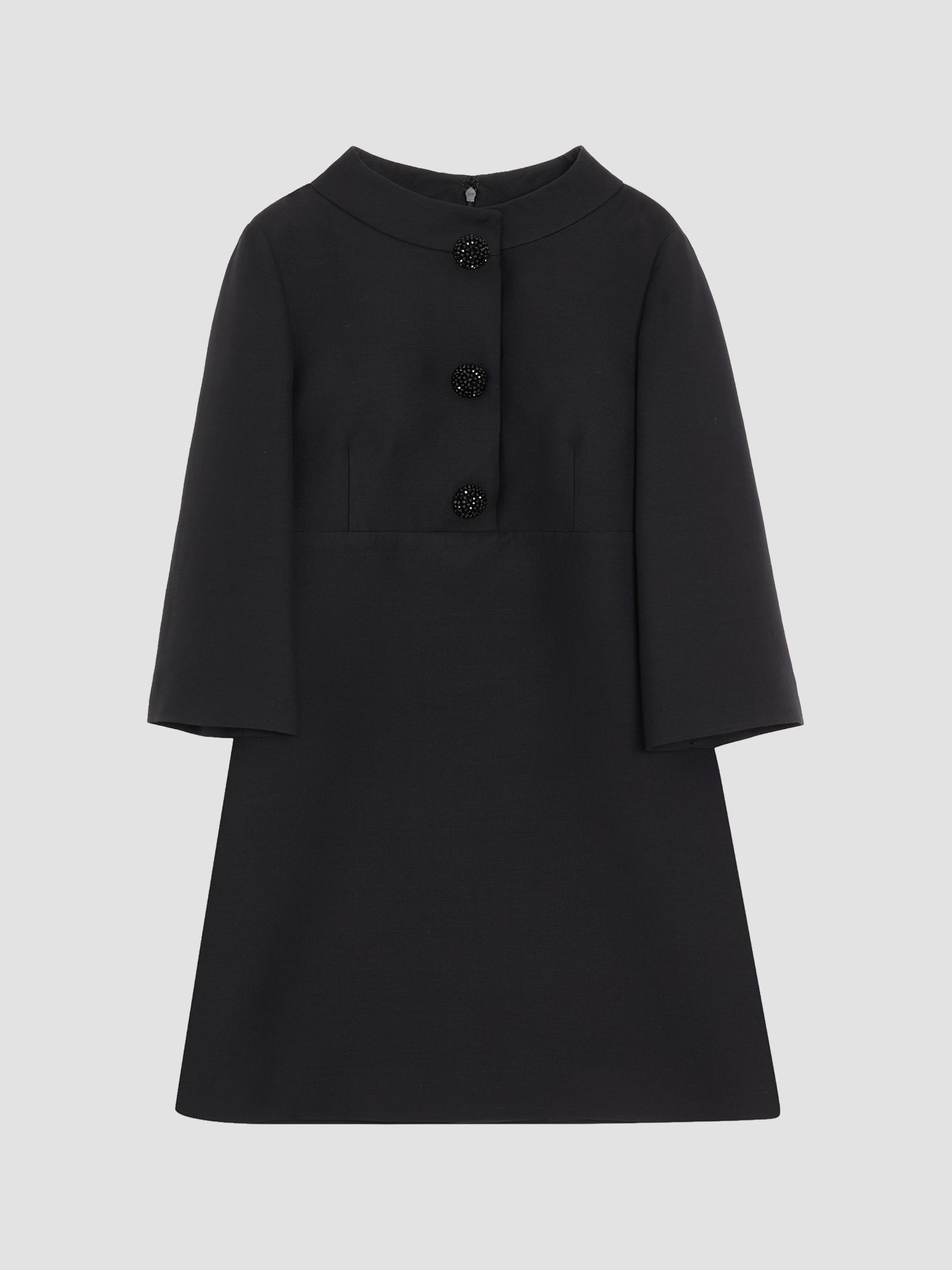 Valentino Garavani Crepe Couture Midi Dress | Saks Fifth Avenue