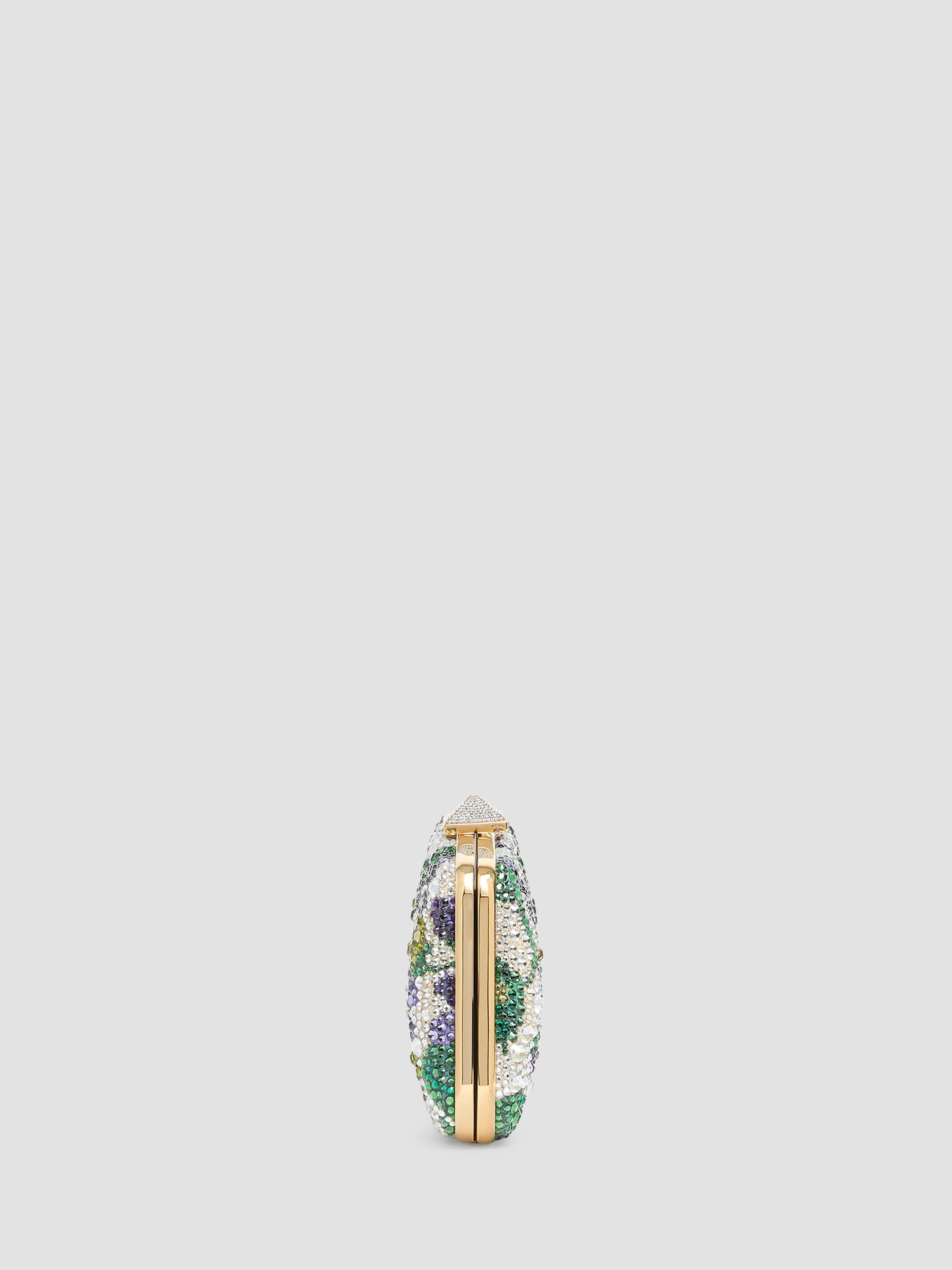 Valentino Garavani Carry Secrets Minaudiere Clutch with Rhinestone