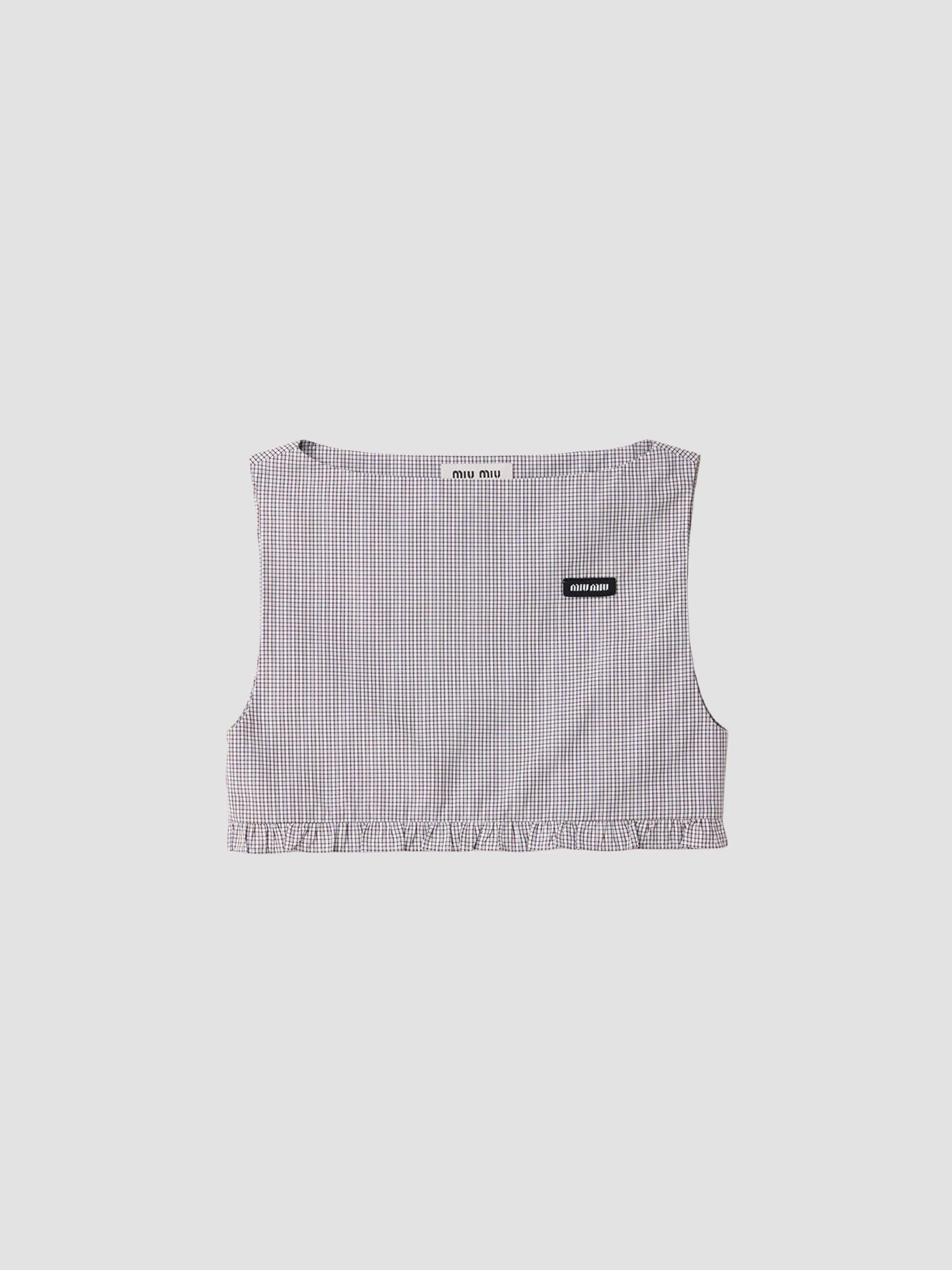 Miu Miu Cotton Knit Tank Top | Saks Fifth Avenue