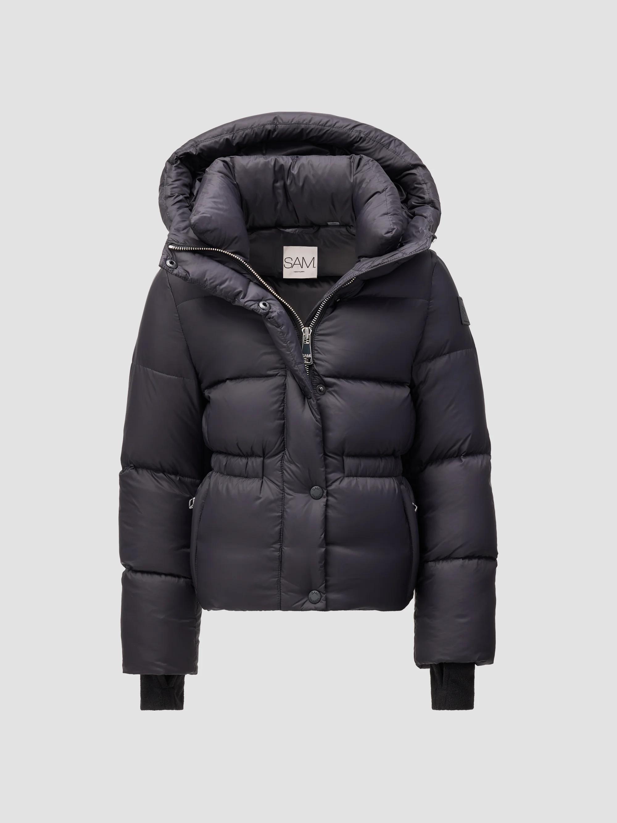 SAM. Infinity Shearling-Trimmed Hood Down Jacket | Saks Fifth Avenue