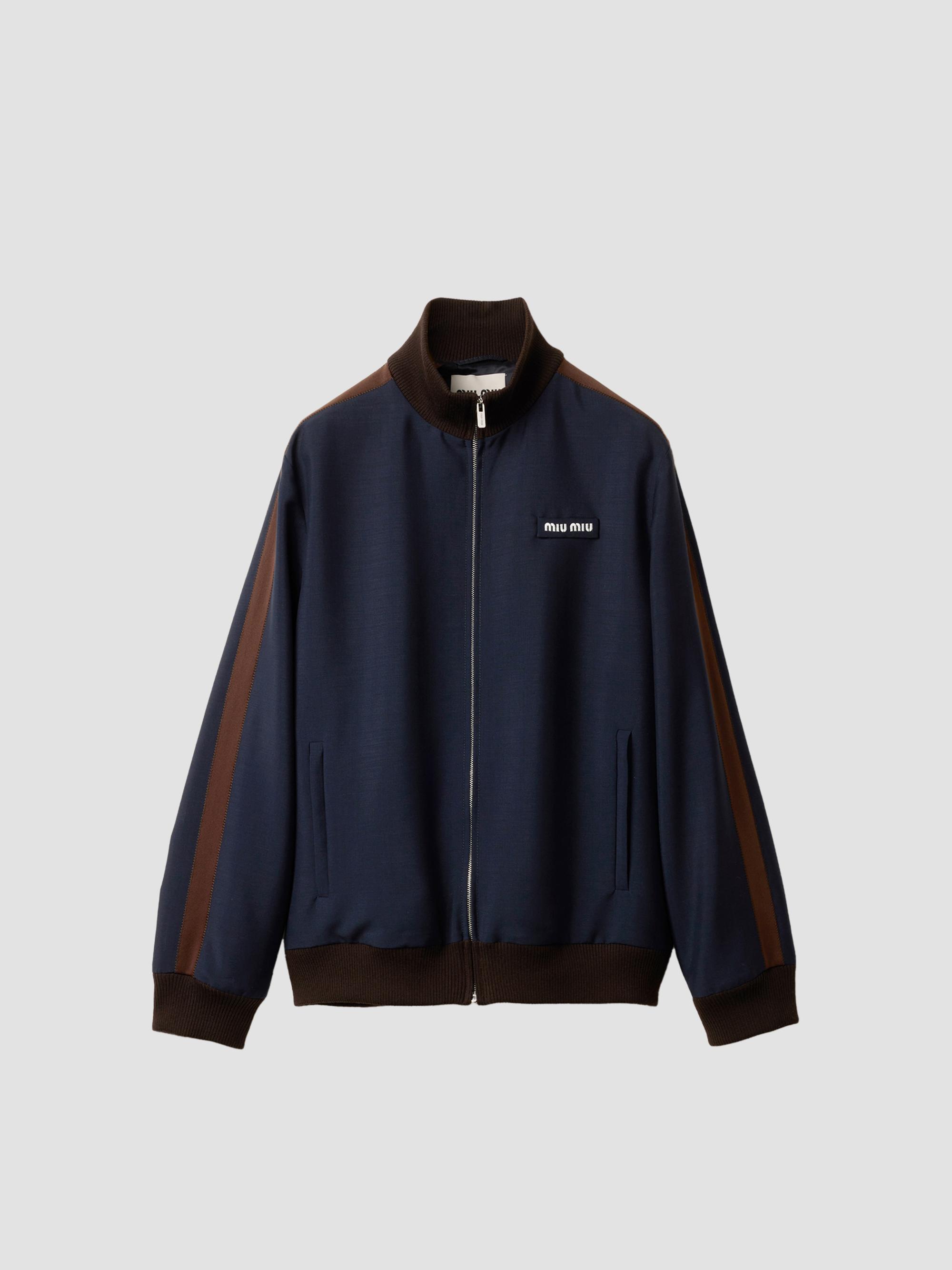 Miu Miu Black Denim Blouson Jacket | Saks Fifth Avenue