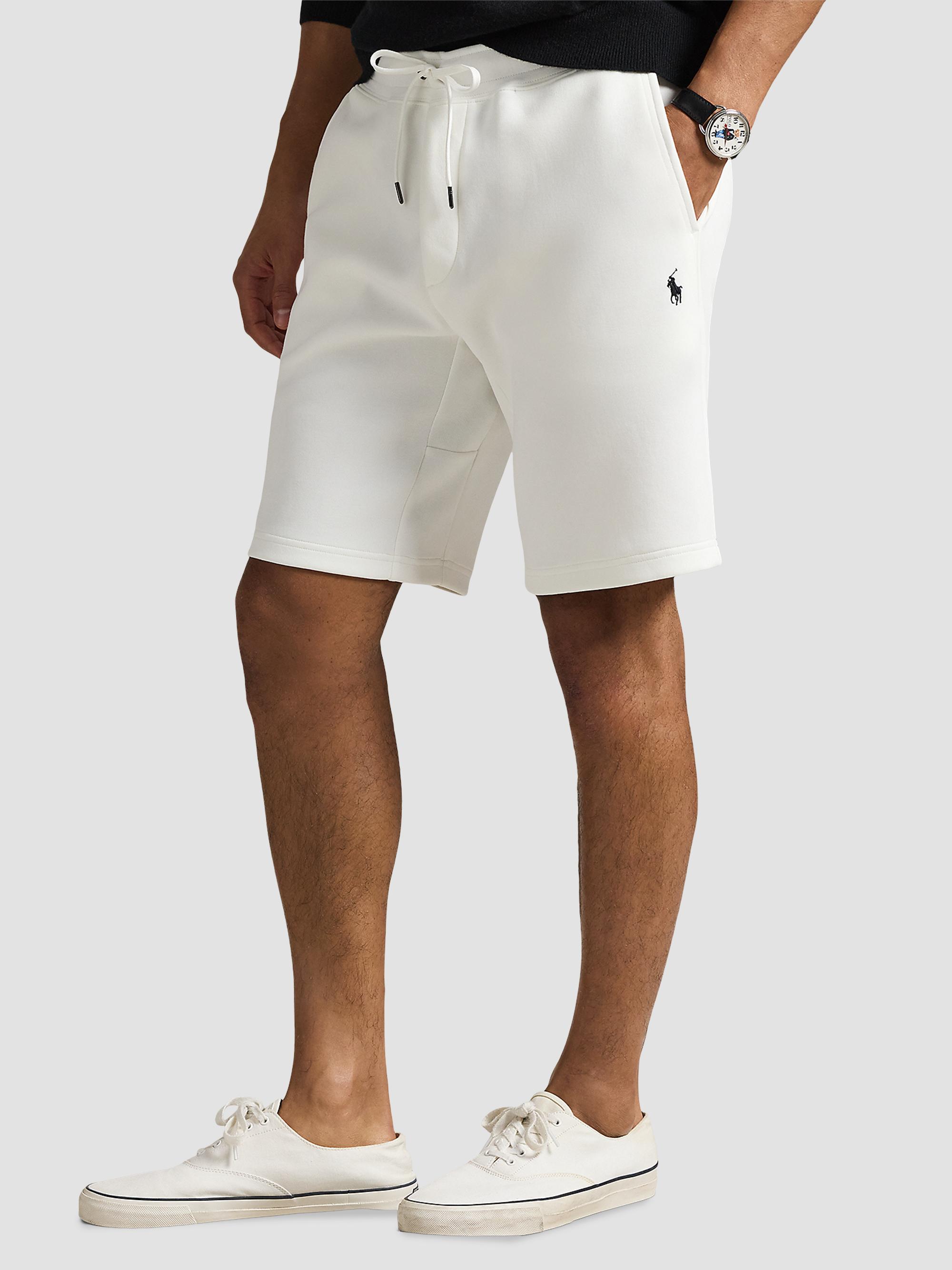 Polo Ralph Lauren Men's Double-Knit Drawstring Shorts - White | Thumbnail 4