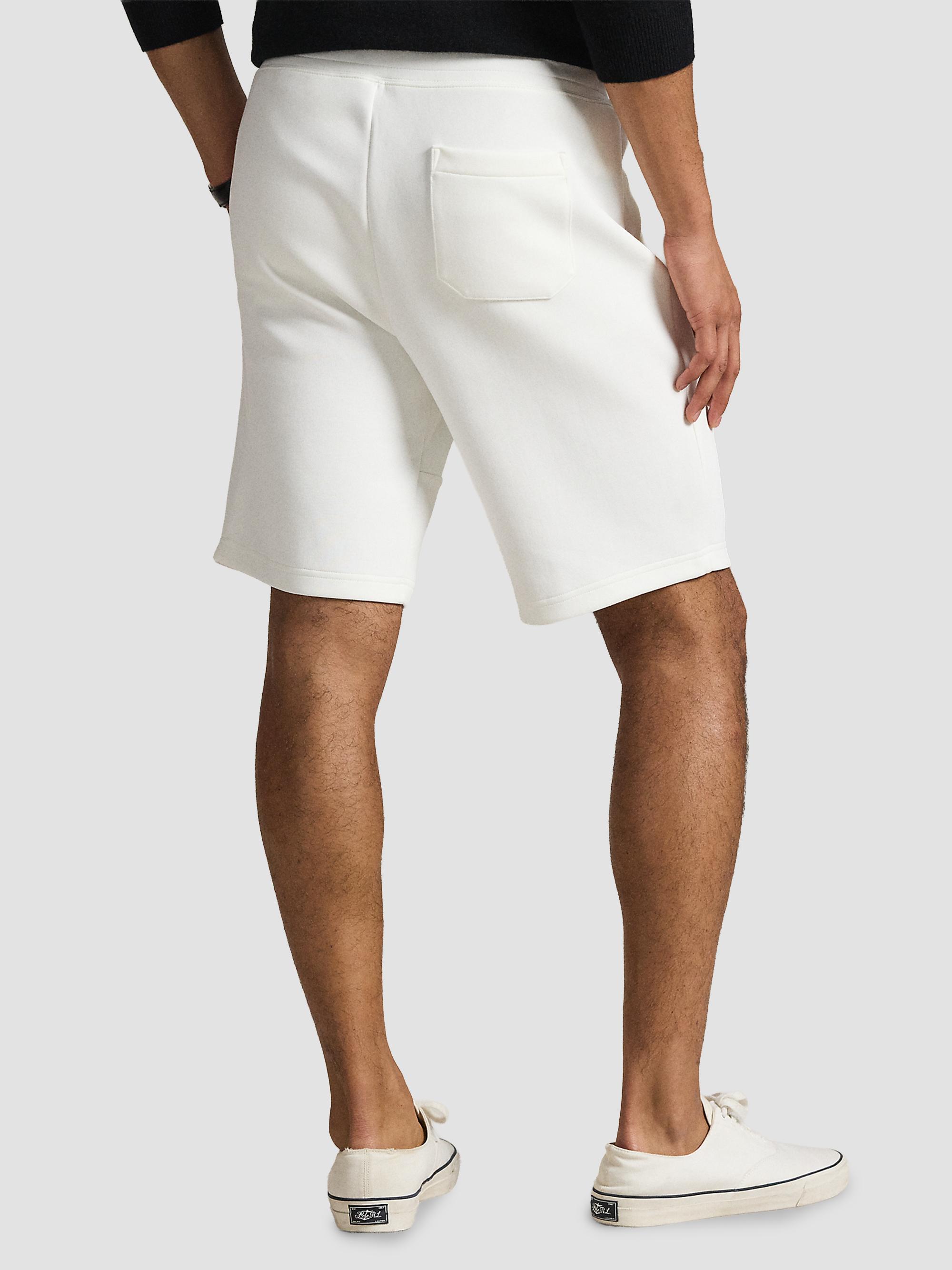 Polo Ralph Lauren Men's Double-Knit Drawstring Shorts - White | Thumbnail 6