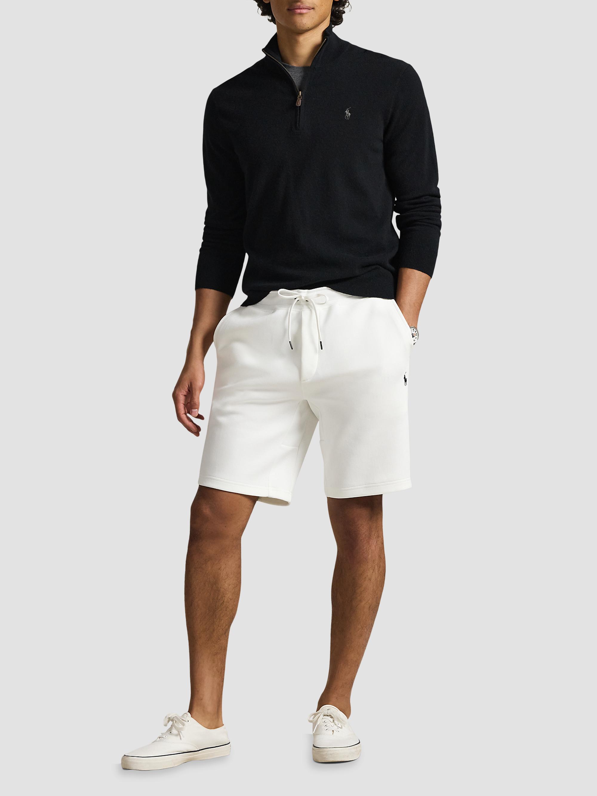 Polo Ralph Lauren Men's Double-Knit Drawstring Shorts - White | Thumbnail 2