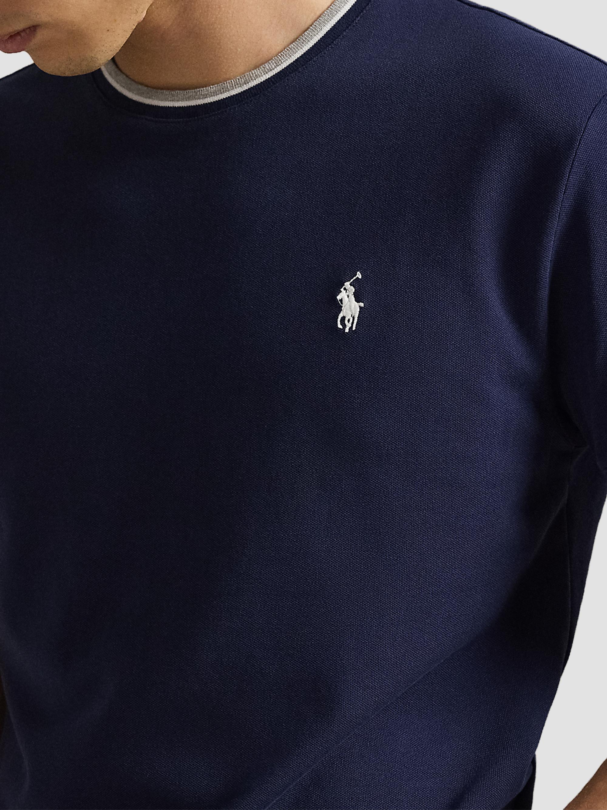 Polo Ralph Lauren Men's Stretch Mesh Crewneck T-Shirt - New Port Navy | Thumbnail 5