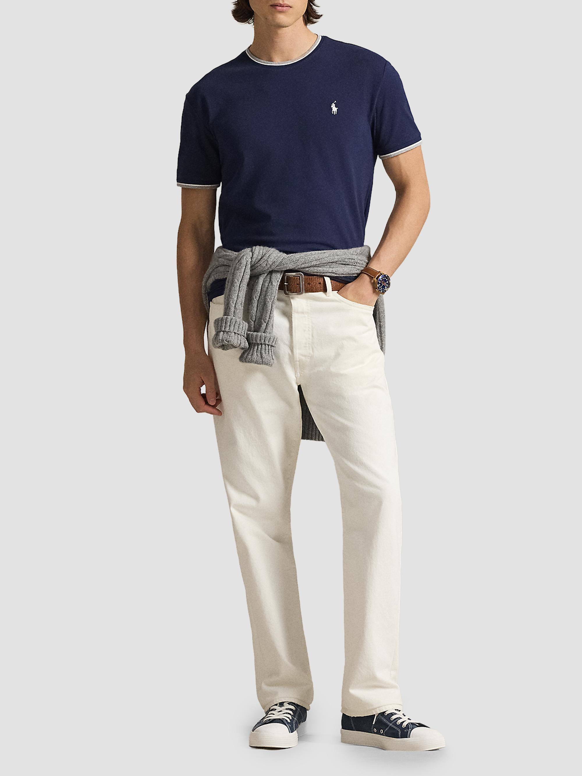 Polo Ralph Lauren Men's Stretch Mesh Crewneck T-Shirt - New Port Navy | Thumbnail 2