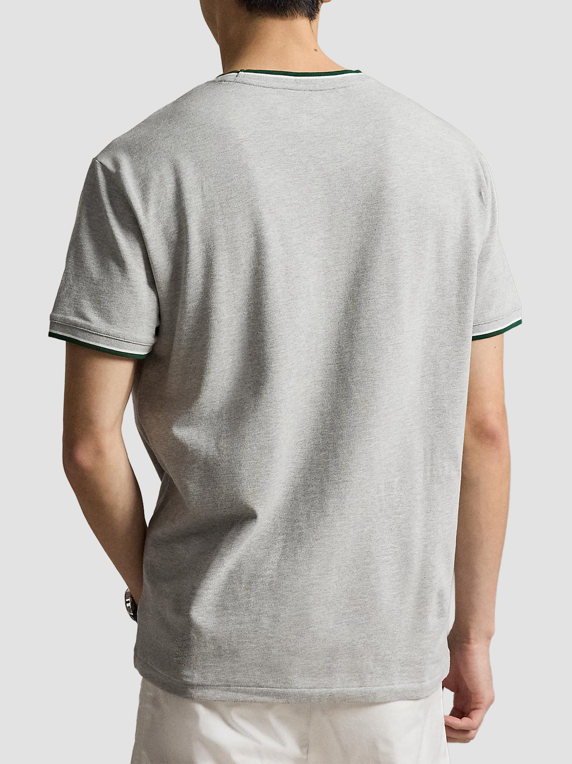 Polo Ralph Lauren Men's Stretch Mesh Crewneck T-Shirt - Spring Heather | Thumbnail 3