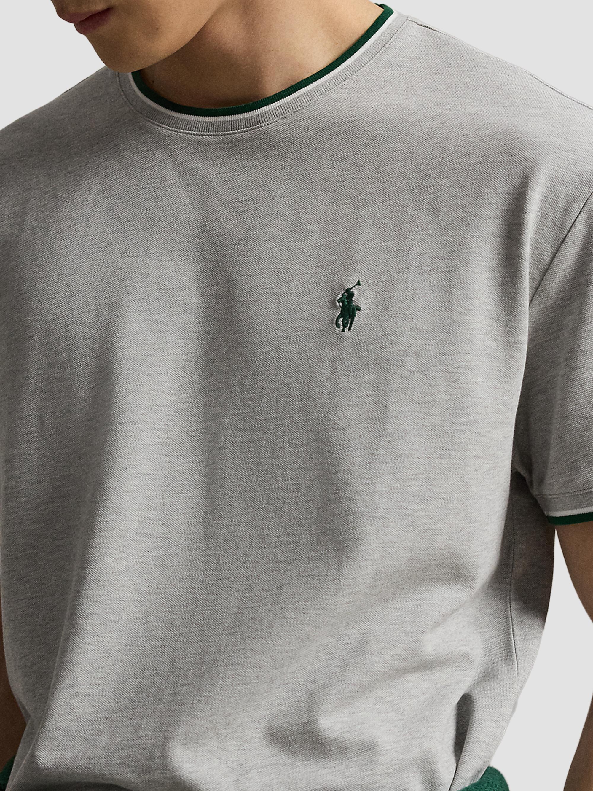 Polo Ralph Lauren Men's Stretch Mesh Crewneck T-Shirt - Spring Heather | Thumbnail 5