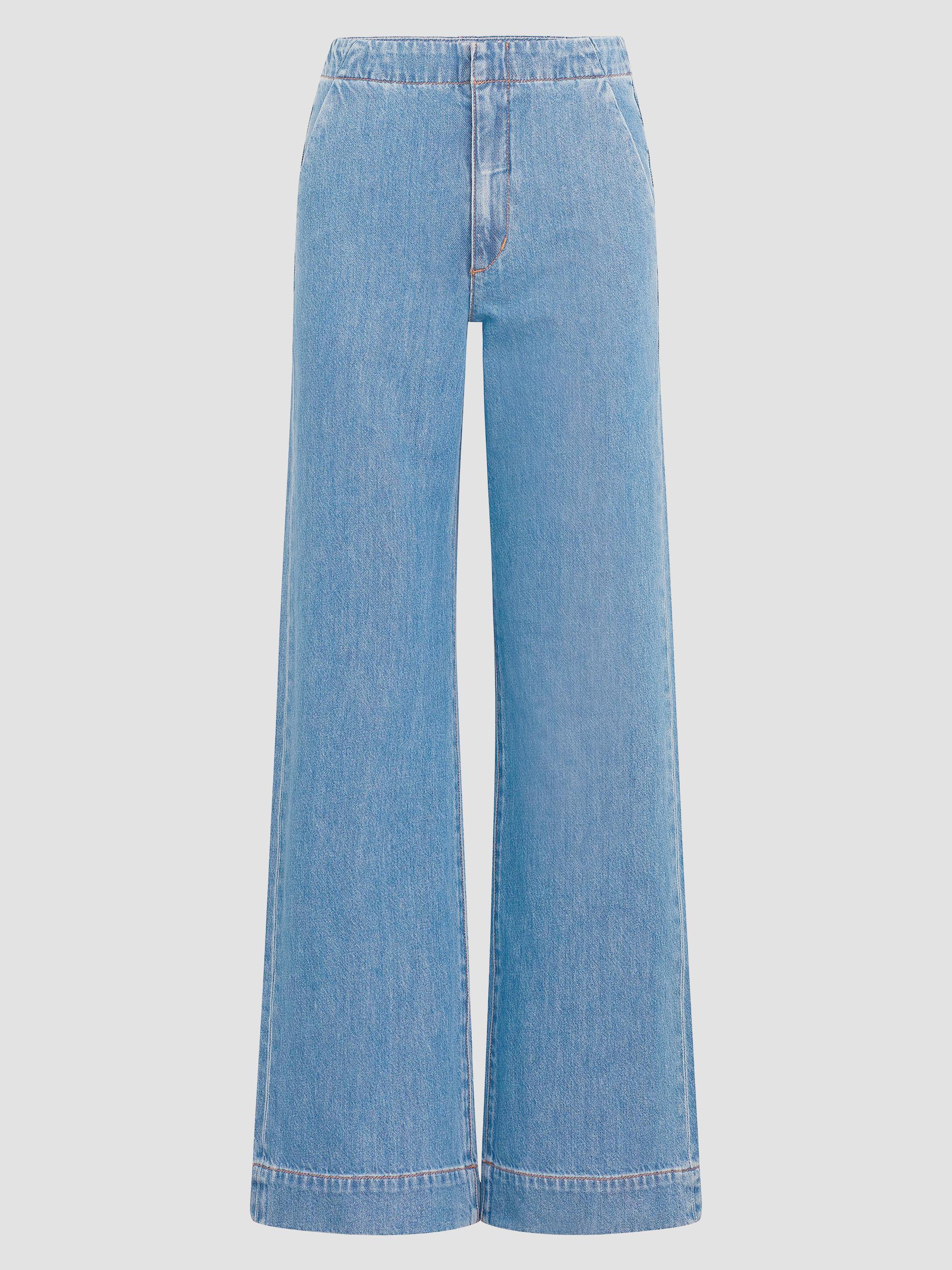 Moussy Vintage Bayard High-Rise Side-Line Cocoon Jeans | Saks