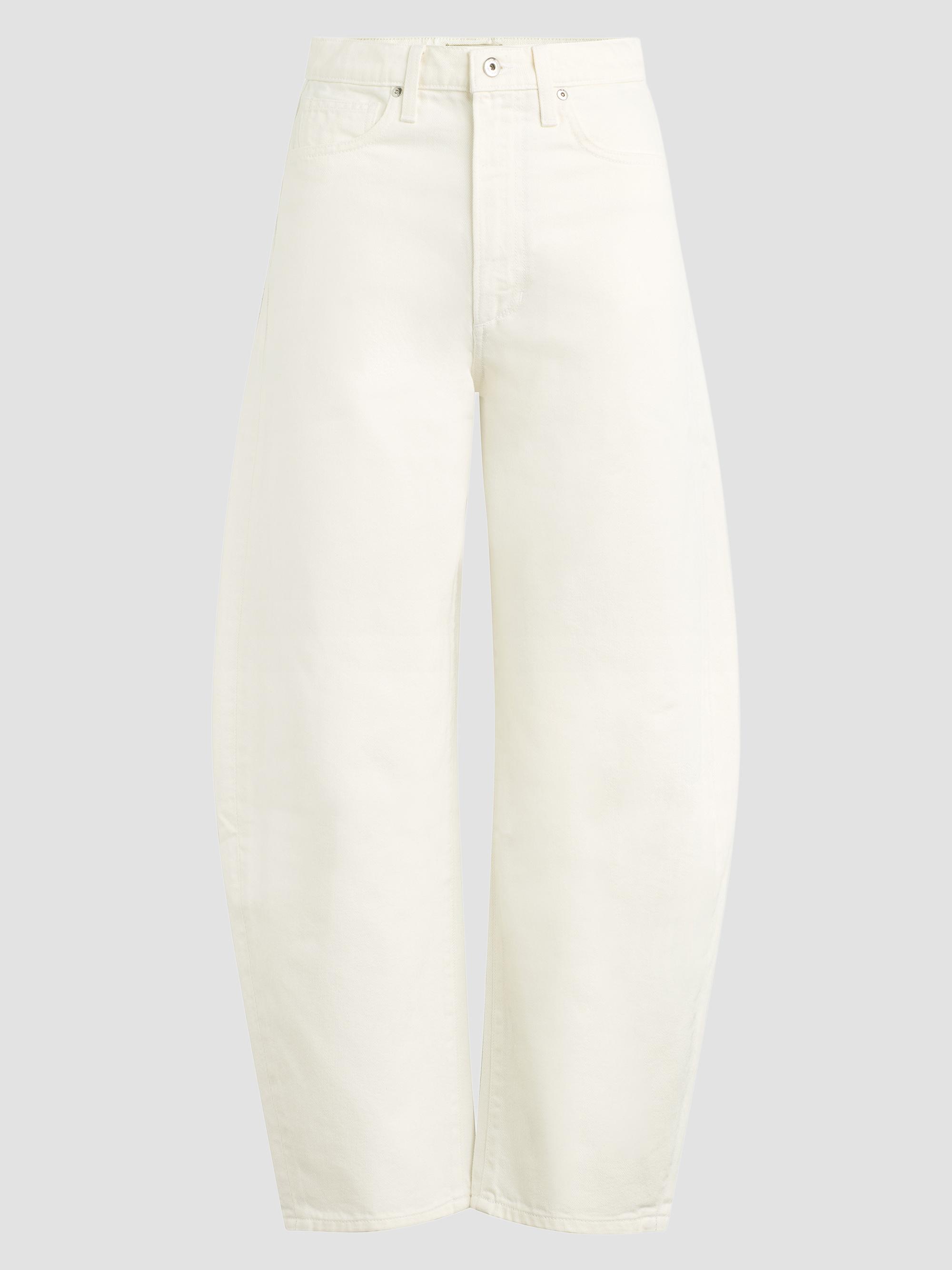Joe's Jeans Women's The Billie Cropped Barrel Jeans - Milk | Thumbnail 7