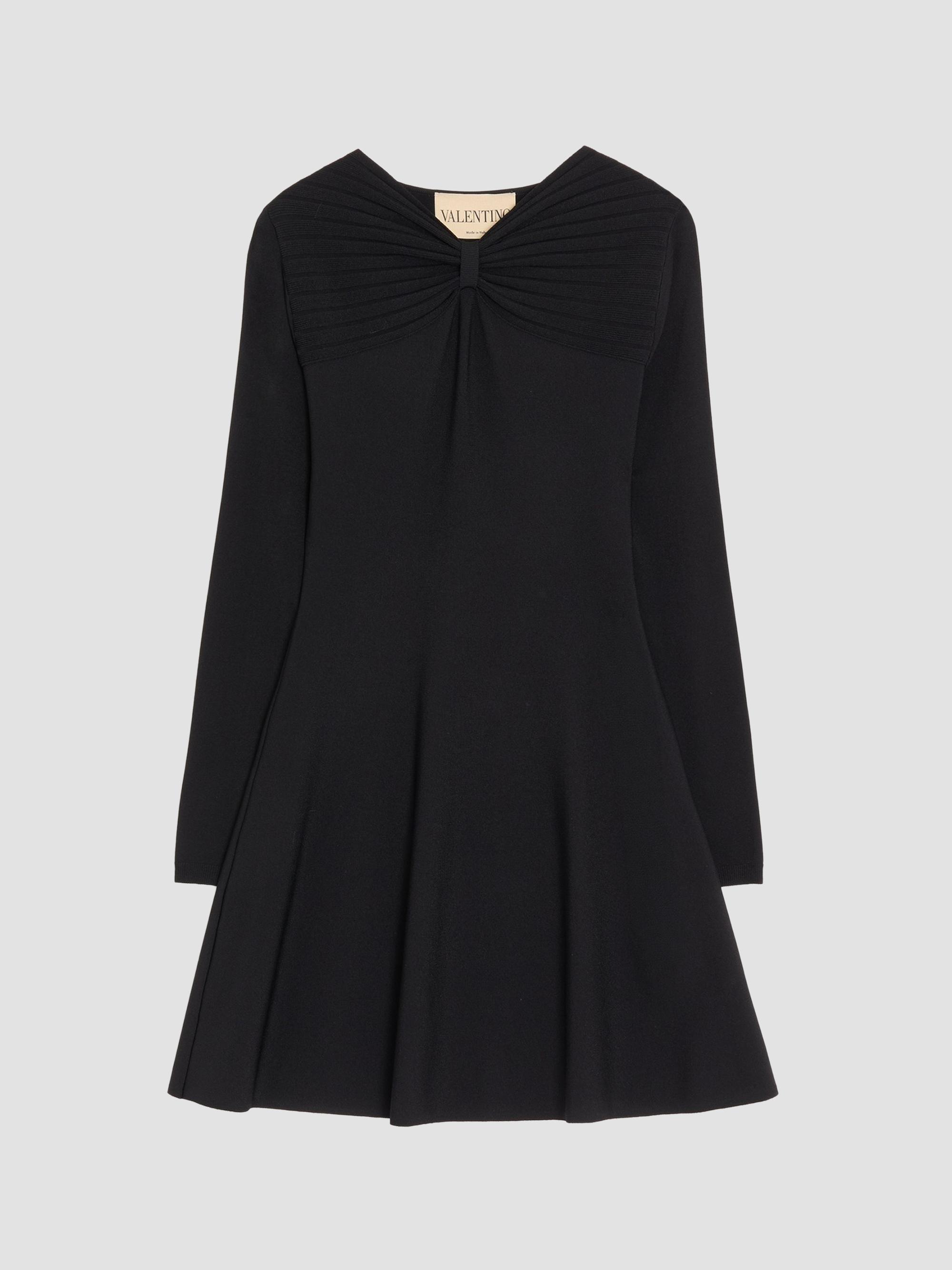 VALENTINO ブラック キュロット　レディース Valentino Garavani Crepe Couture Midi Dress | Saks Fifth Avenue