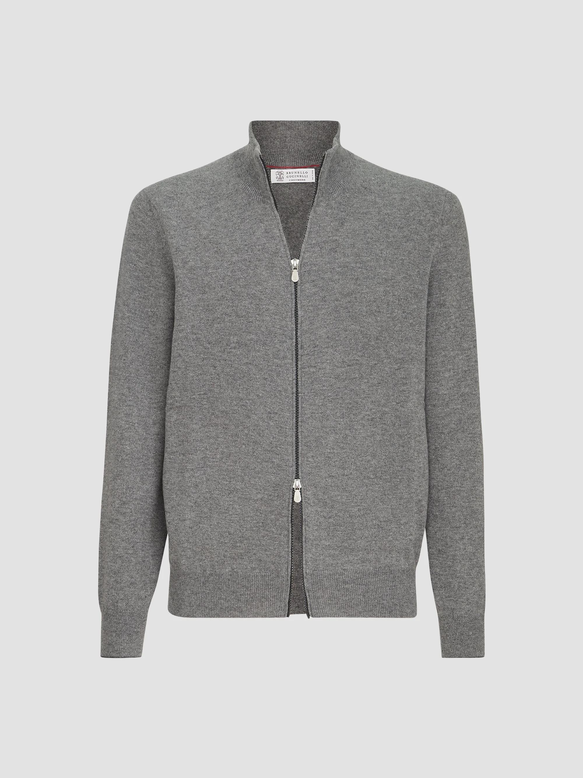 Brunello Cucinelli Cashmere Sweater with Half Zip | Saks Fifth Avenue