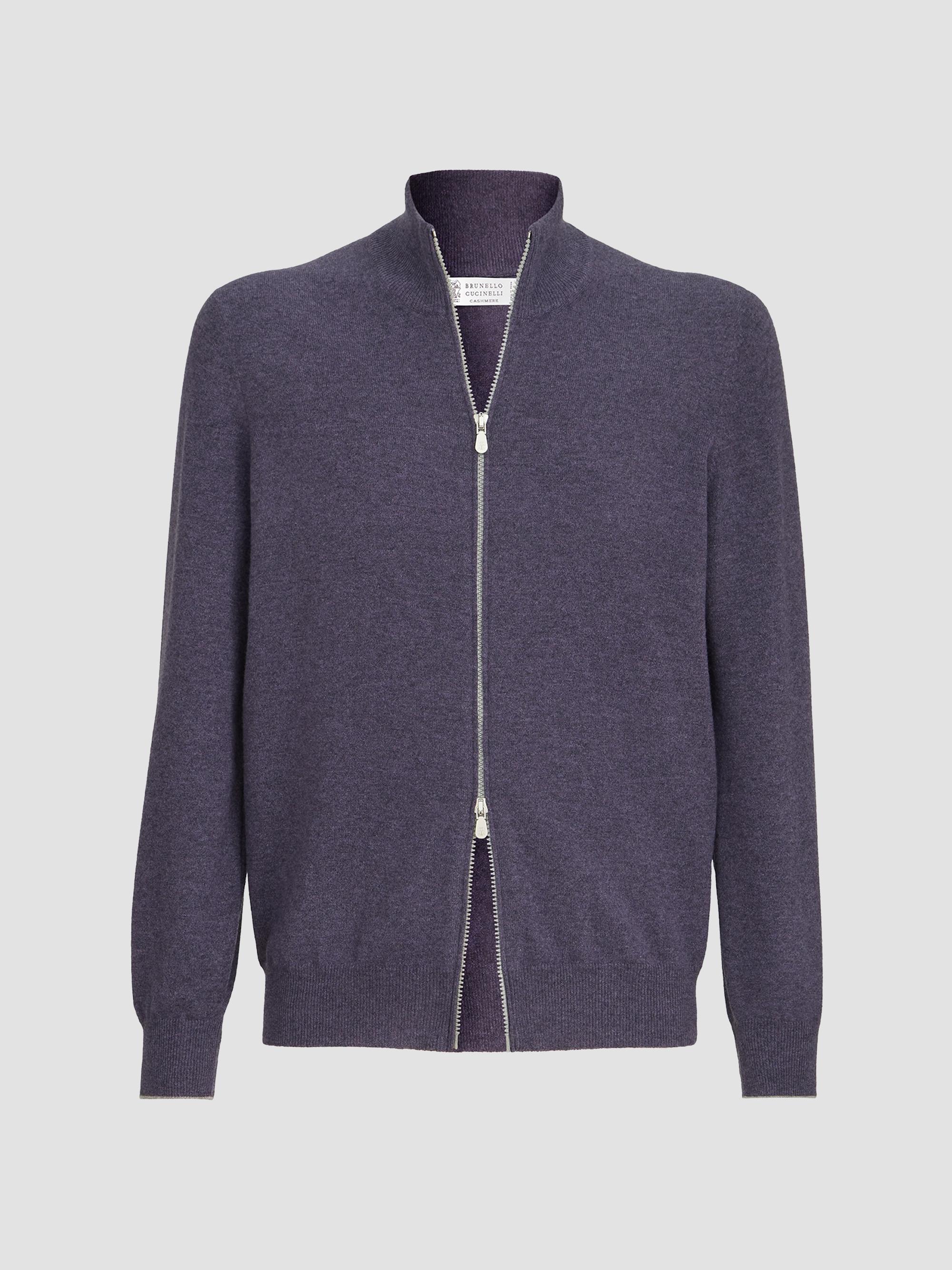 Brunello Cucinelli Cashmere Sweater with Half Zip | Saks Fifth Avenue