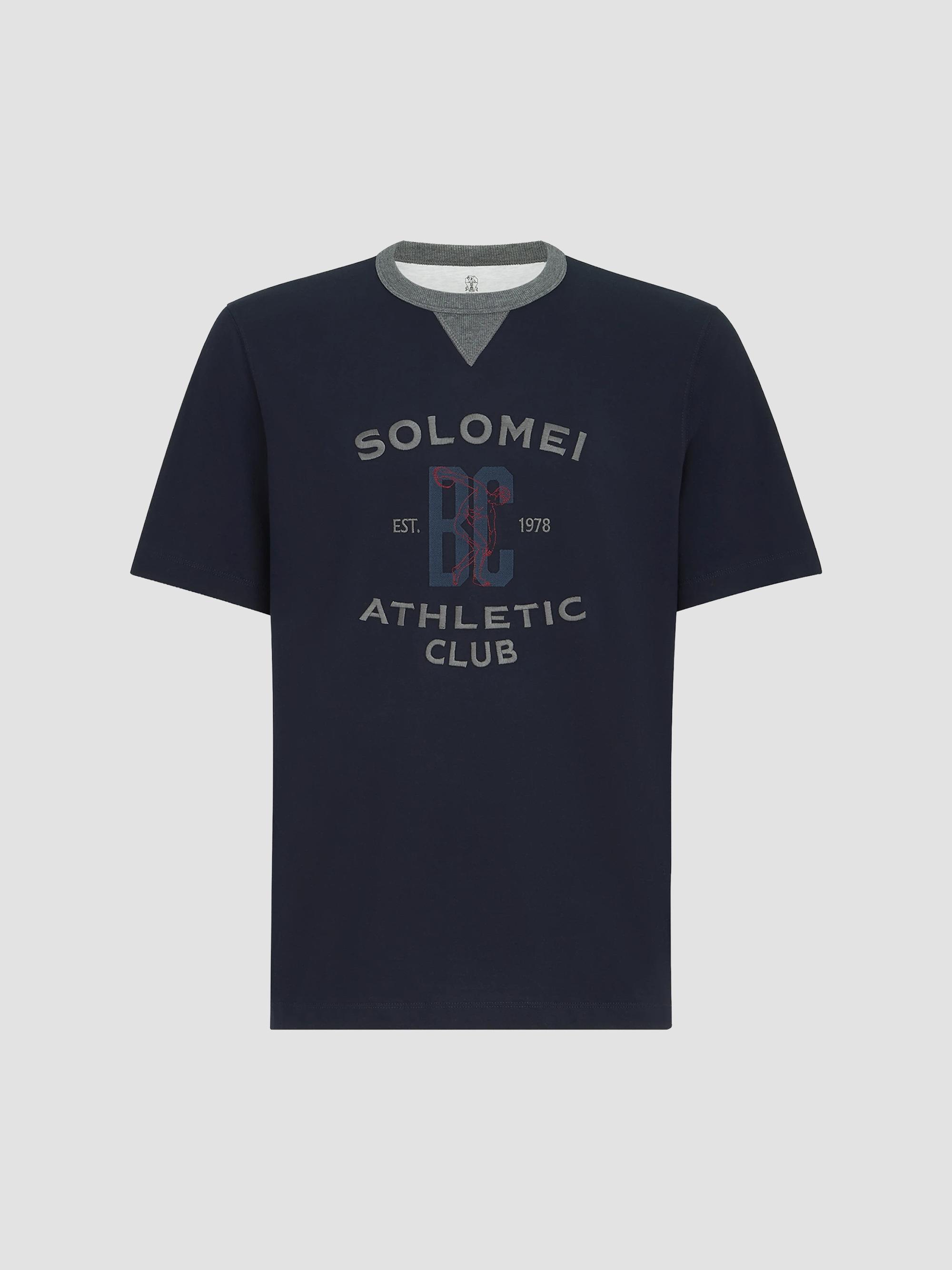 即決 未使用 BRUNELLO CUCINELLI Tシャツ Brunello Cucinelli Cotton Jersey Crew-Neck T-Shirt with Print