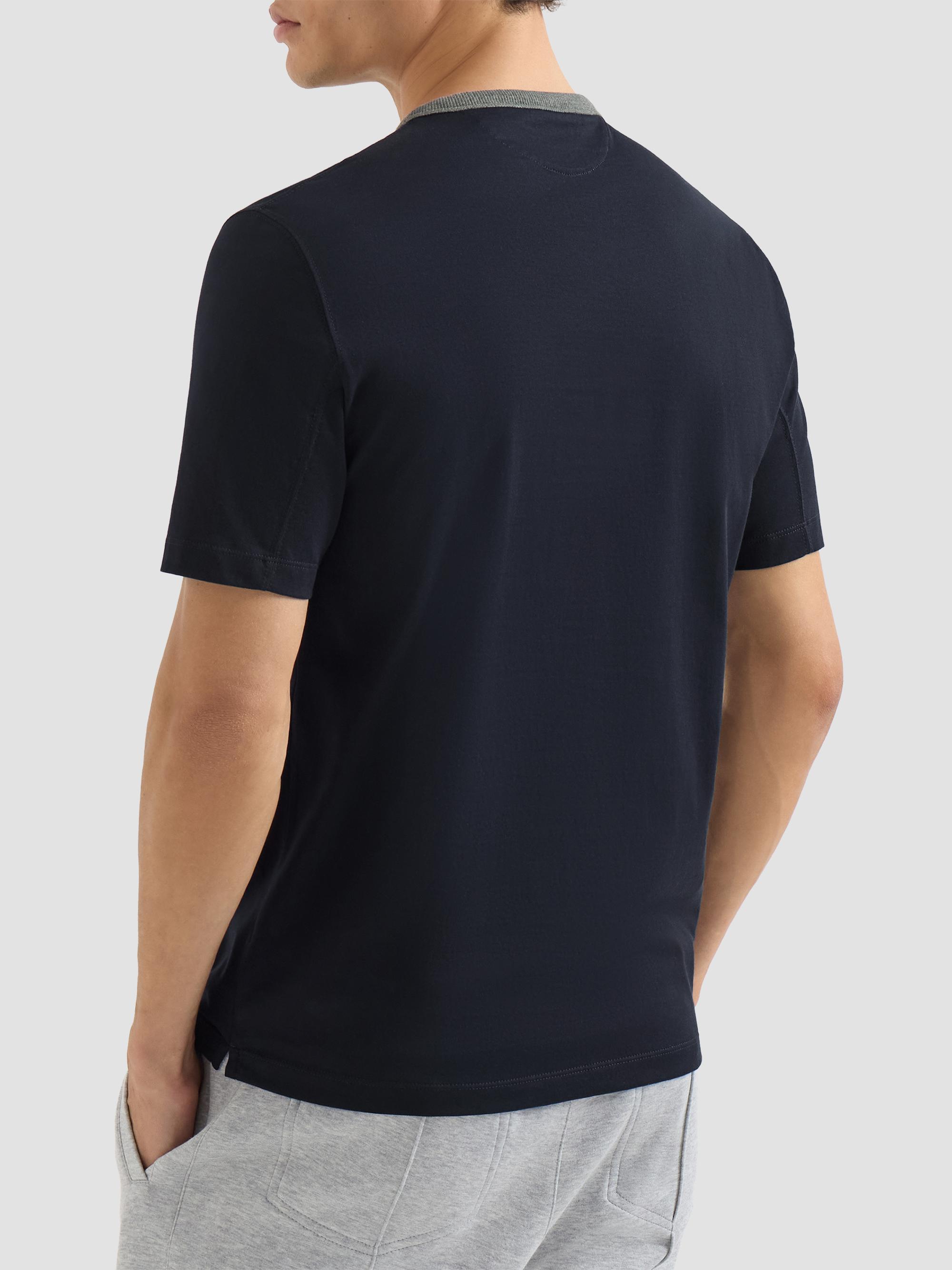 Brunello Cucinelli Cotton Jersey Crew-Neck T-Shirt with Print